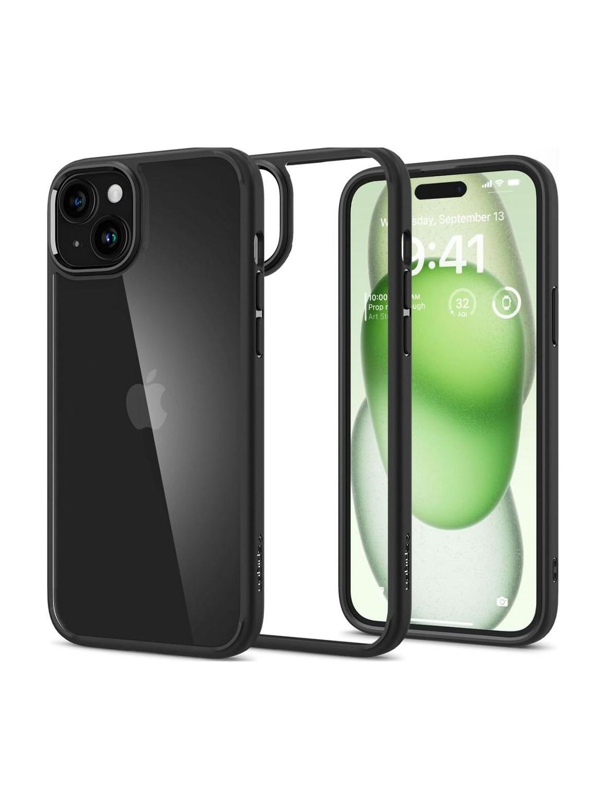 SPIGEN futerał ULTRA HYBRID do IPHONE 15 Plus matte black