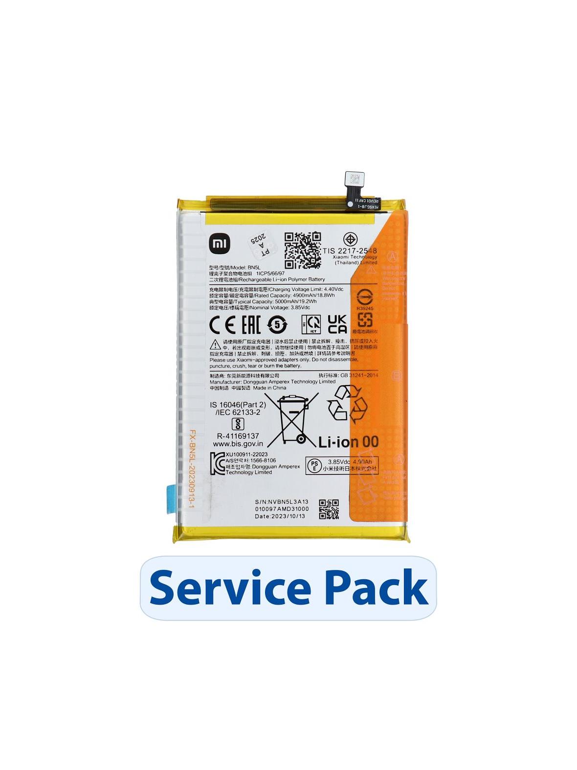 ServicePack Bateria BN5L do XIAOMI Redmi 12C