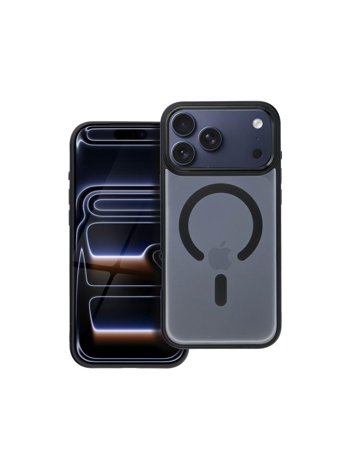 Futerał MATTE MAG COVER kompatybilny z MagSafe do IPHONE 17 Pro Max czarny