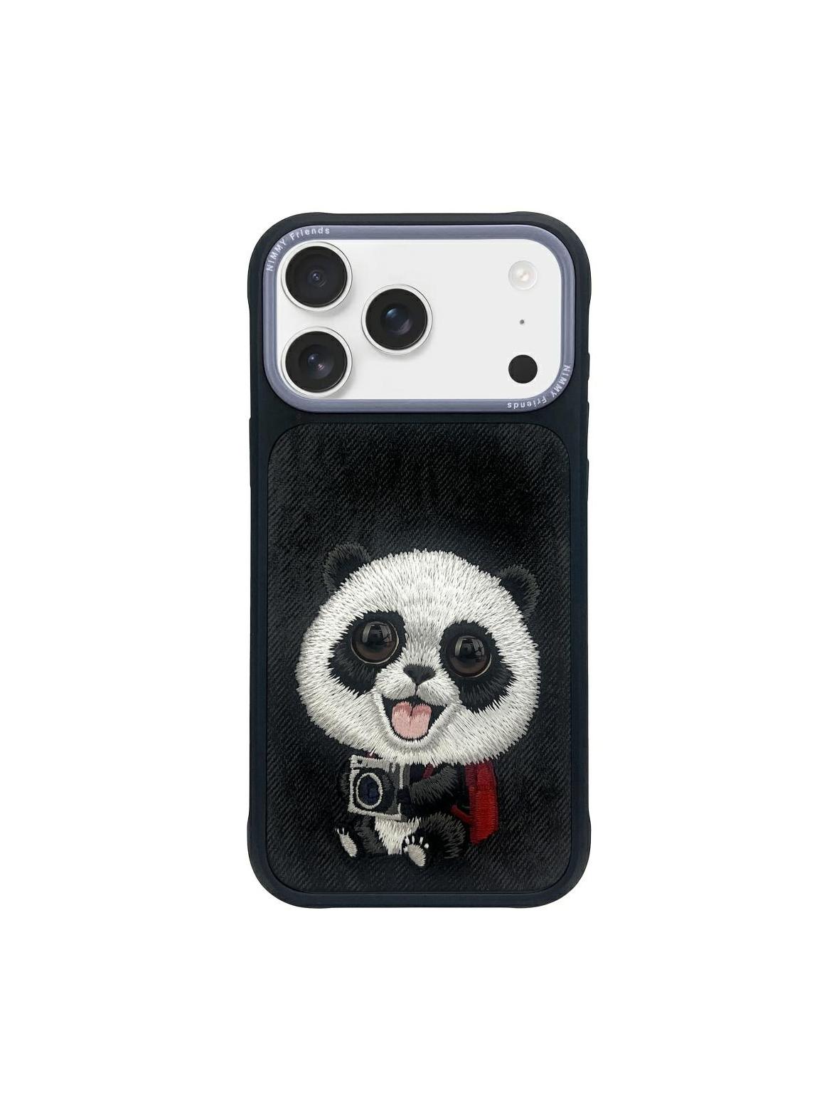 NIMMY futerał BIG EYED PET 2.0 Panda do IPHONE 17 czarny