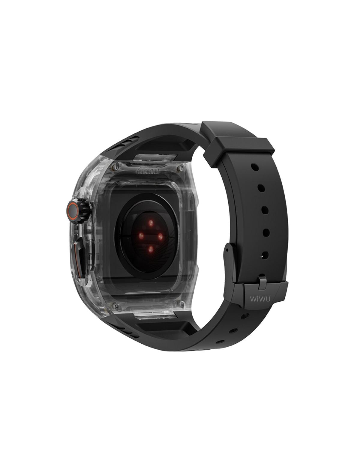 WiWU - Pasek do smartwatcha Wi-WB013 Rambo Watch Band 42/44/45mm - czarny