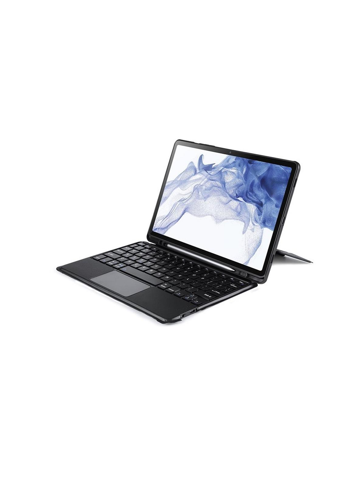 DUX DUCIS etui DK składane z klawiaturą bezprzewodową do SAMSUNG Tab S8 (X700/X706)/S7 (T870/T875/T876B) czarne