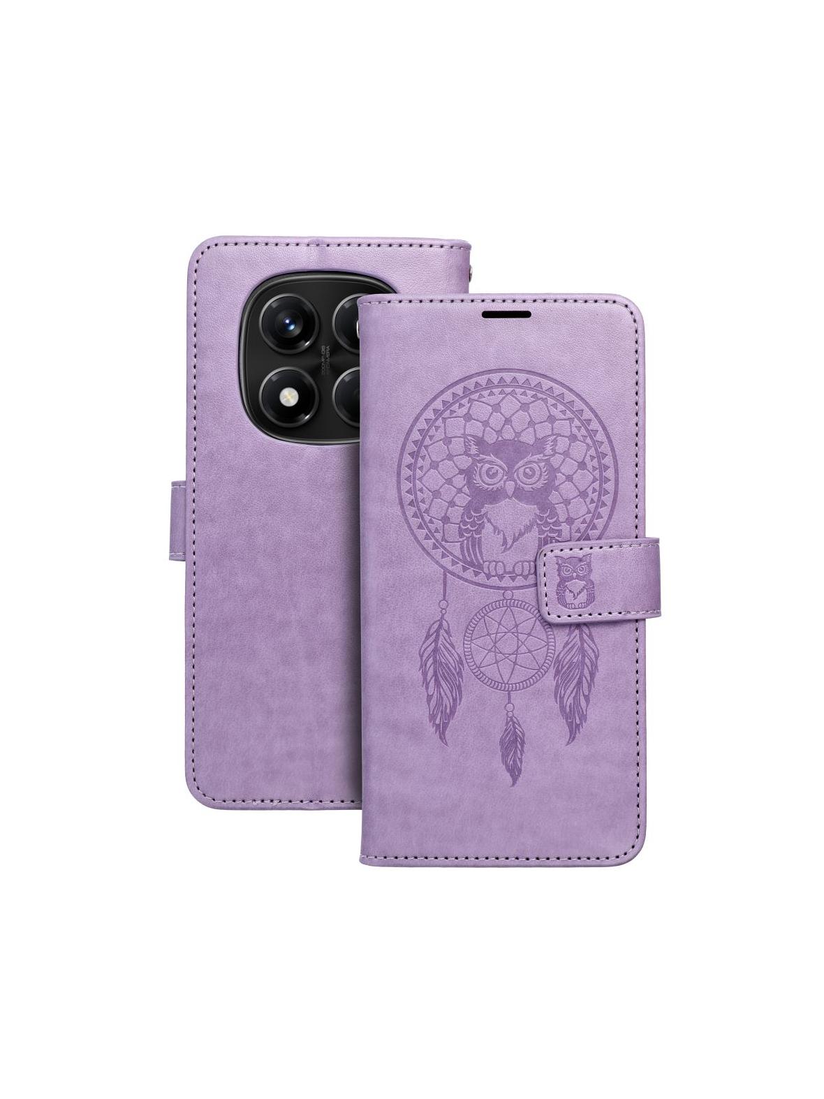 Kabura MEZZO Book do XIAOMI Redmi Note 14 PRO 4G łapacz snów fioletowy