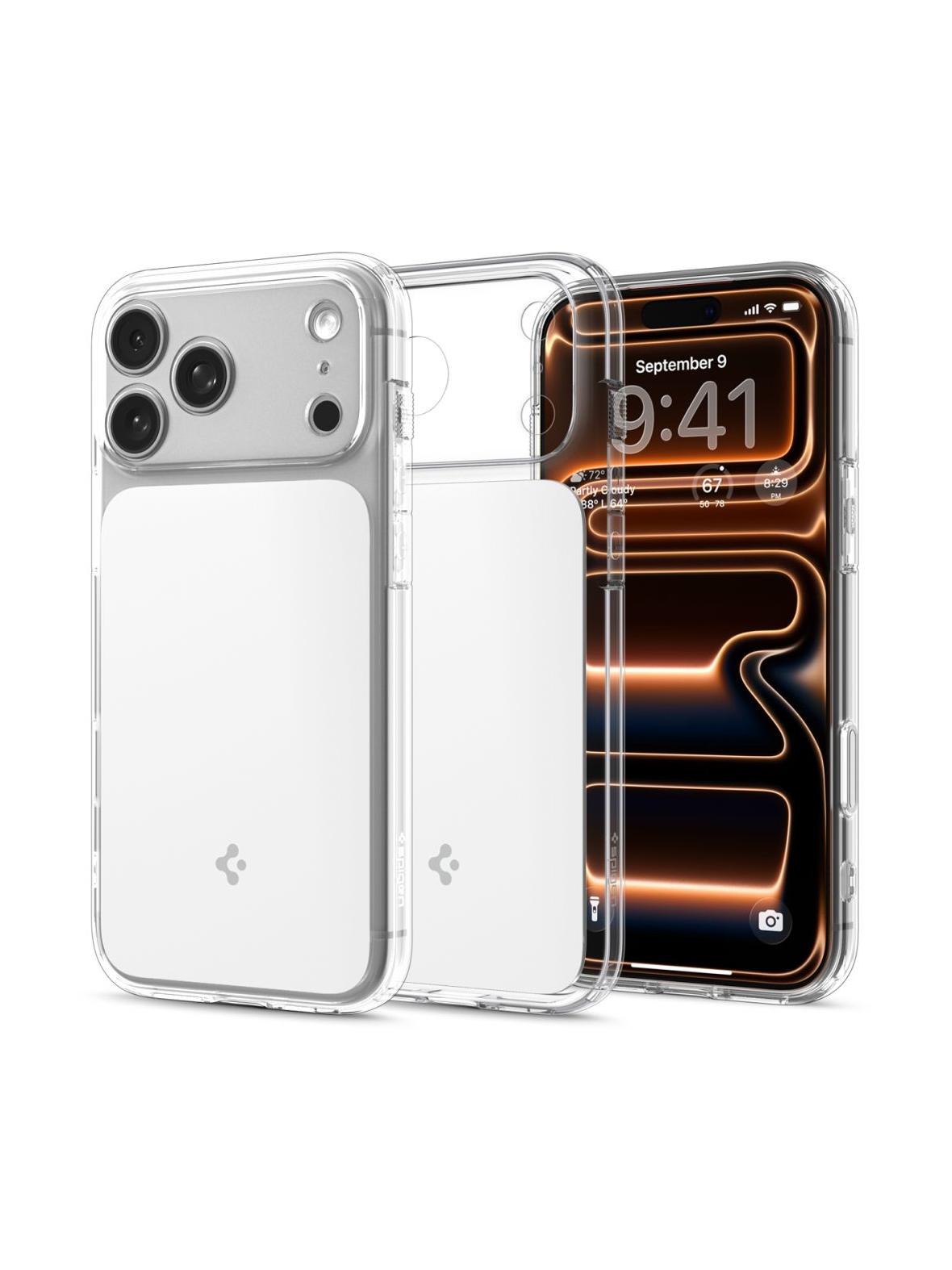 SPIGEN futerał ULTRA HYBRID ”T” MAG MAGSAFE IPHONE 17 PRO MAX GLOSSY WHITE