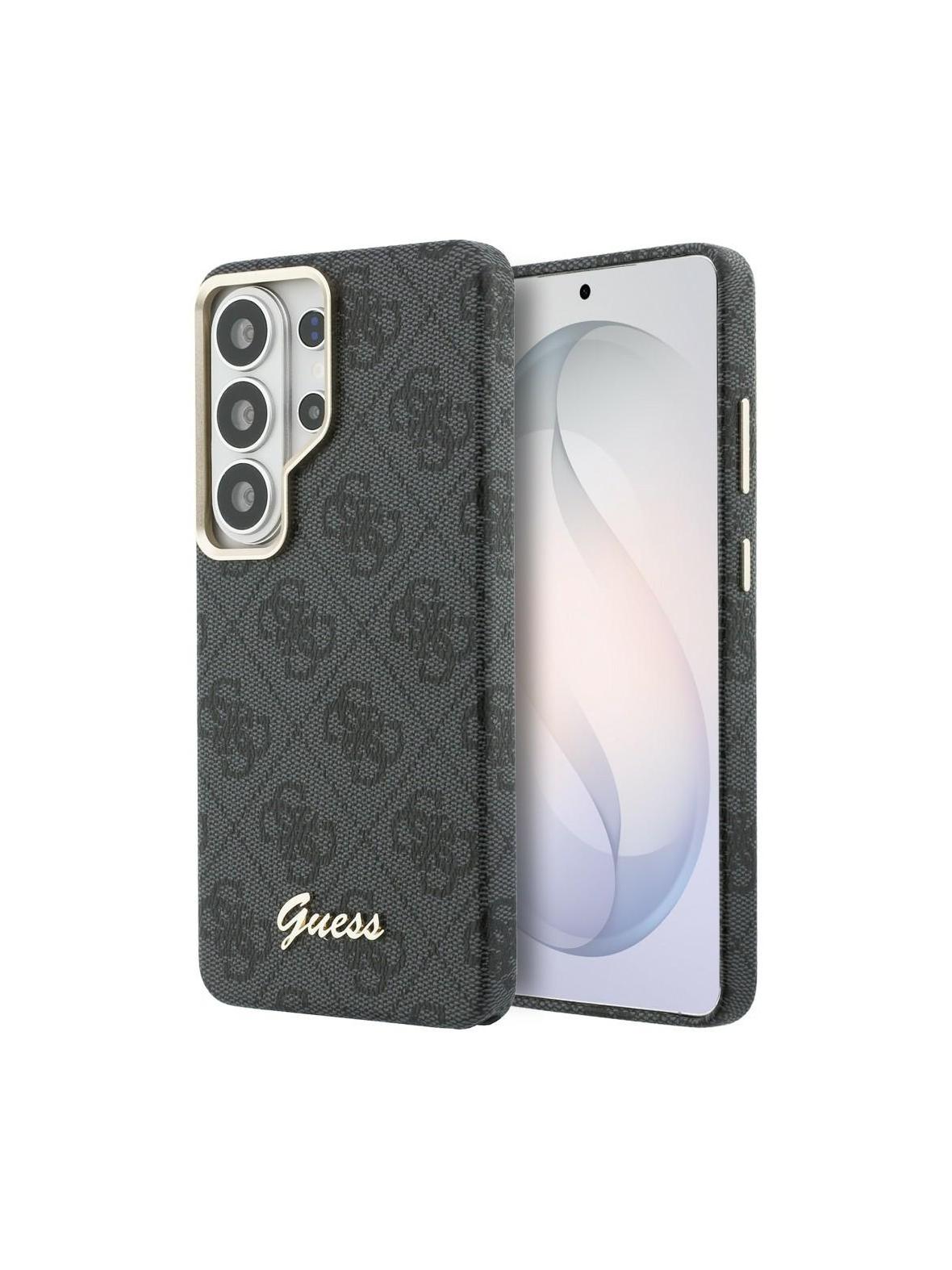GUESS futerał do SAMSUNG S26 Ultra GUHMS26L5P4FWMSK (4G Script MagSafe) czarny