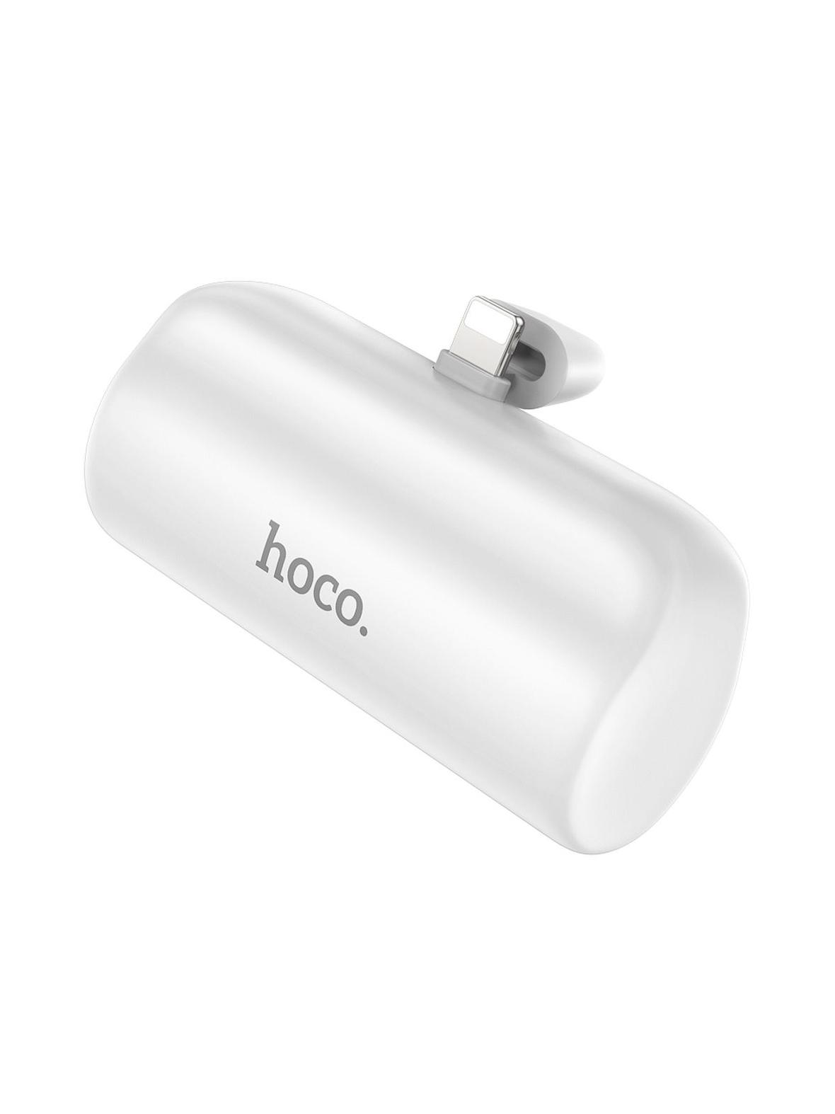 Powerbank Hoco 5000 mAh 2A z wbudowanym złączem Lightning J106 biały
