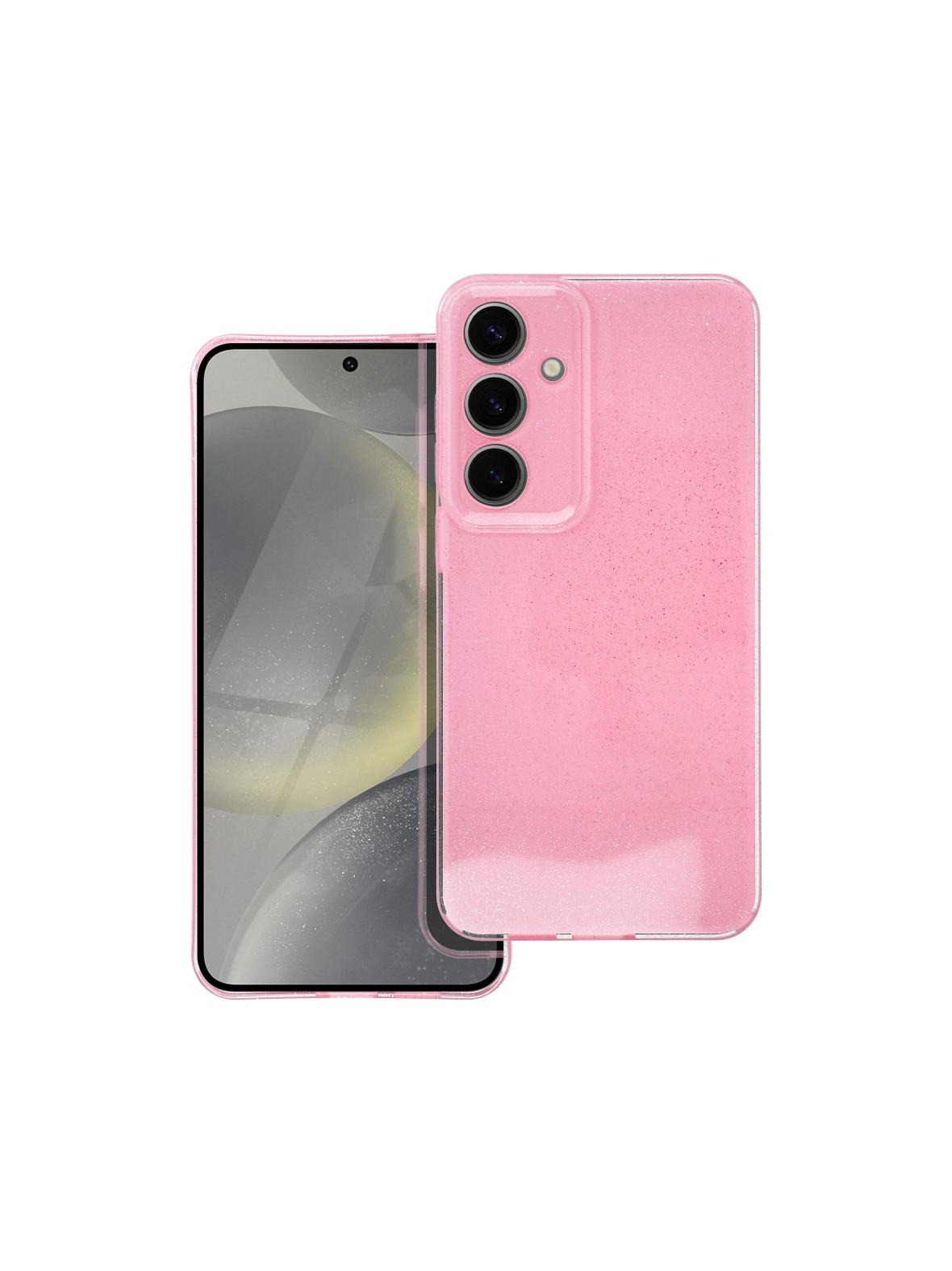 Futerał CLEAR CASE 2 mm BLINK do SAMSUNG S24 Plus różowy