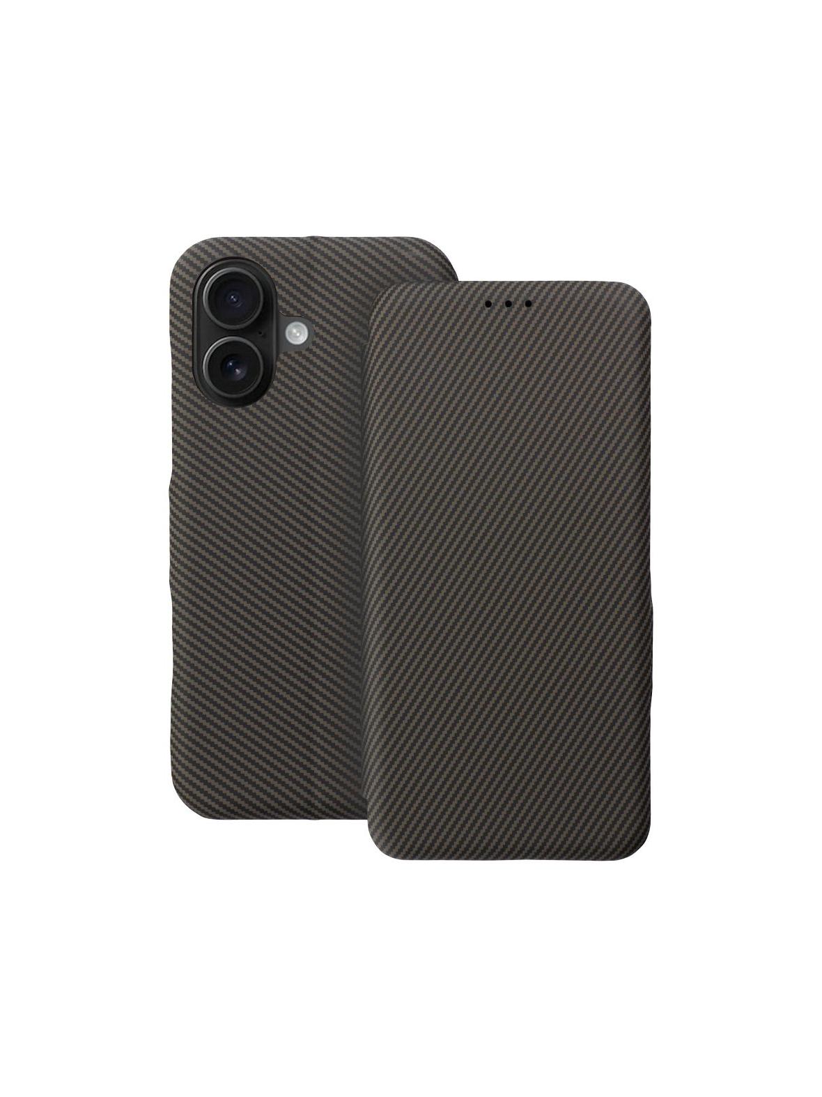 Kabura FOLIO Side Magnet do IPHONE 16 brązowy