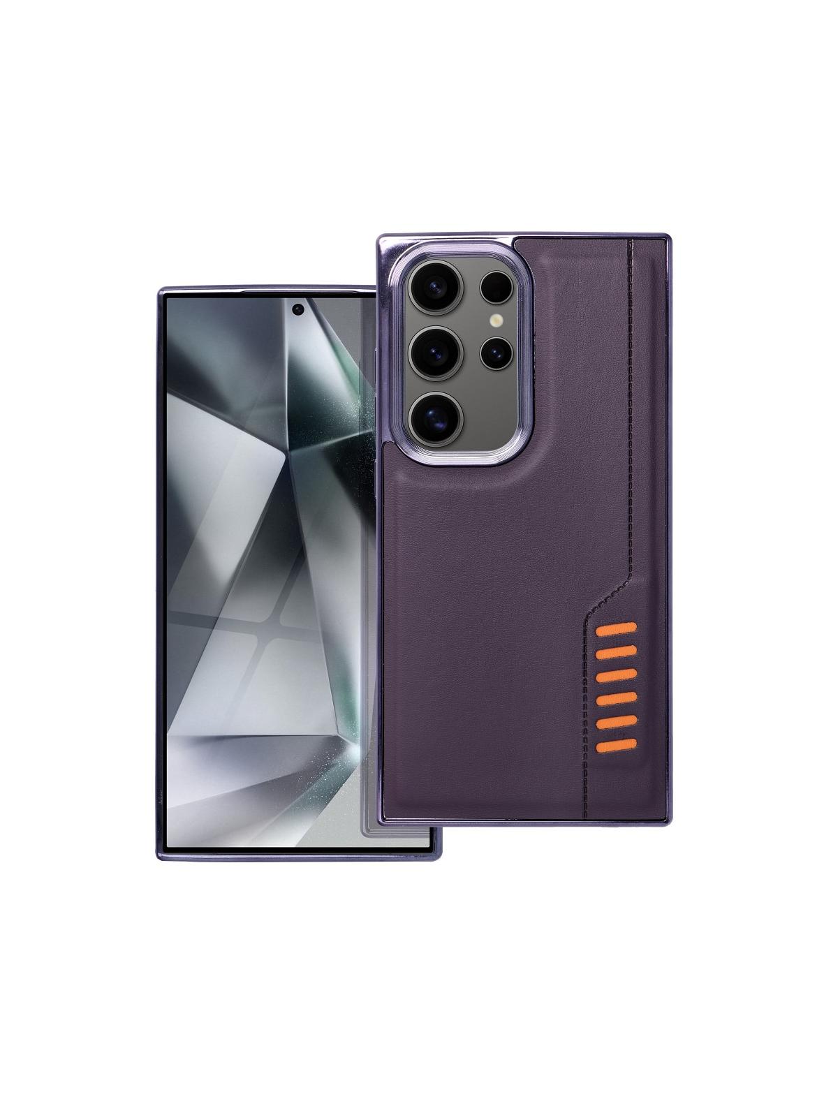 Futerał MILANO do SAMSUNG S24 Ultra ciemny fiolet