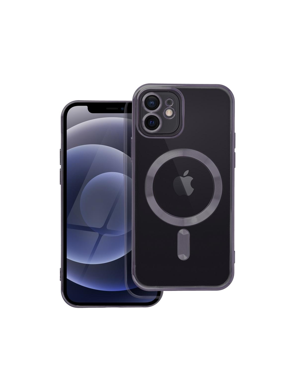 Futerał ELECTRO MAG COVER kompatybilny z MagSafe do IPHONE 12 czarny