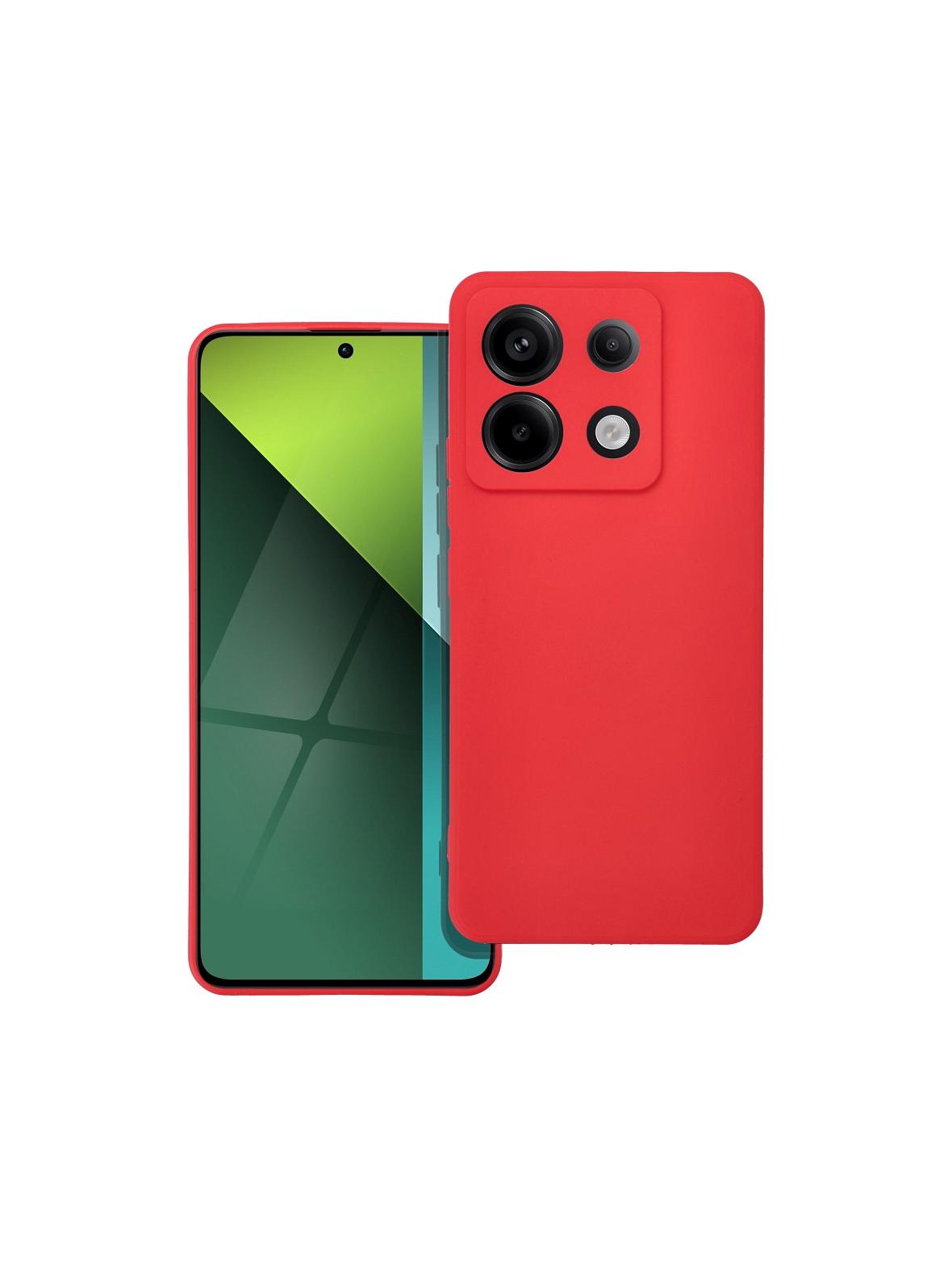 Futerał SOFT do XIAOMI Redmi Note 13 Pro 5G czerwony