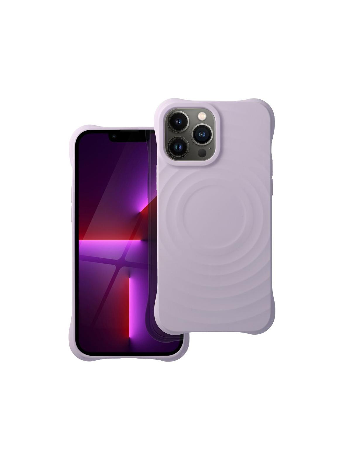 Silicone Zephyr Mag Cover kompatybilny z MagSafe do IPHONE 13 PRO MAX liliowy