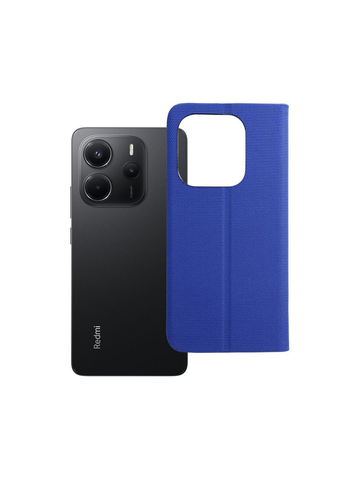 Kabura SENSITIVE Book do XIAOMI Redmi Note 14 4G (GLOBAL - 164,84mm x 78,15mm x 8,16mm) niebieski