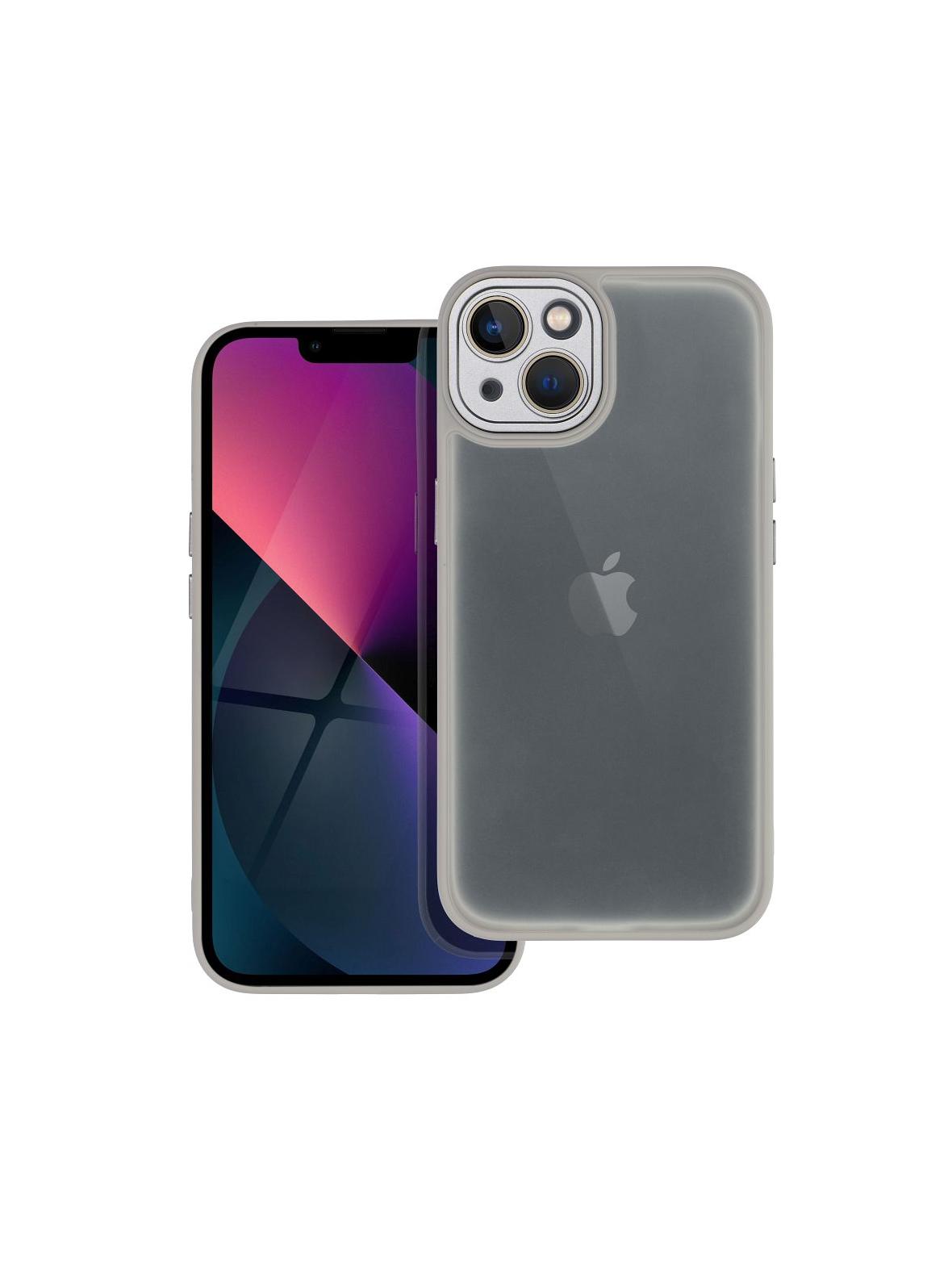 Futerał VARIETE do IPHONE 13 stalowy