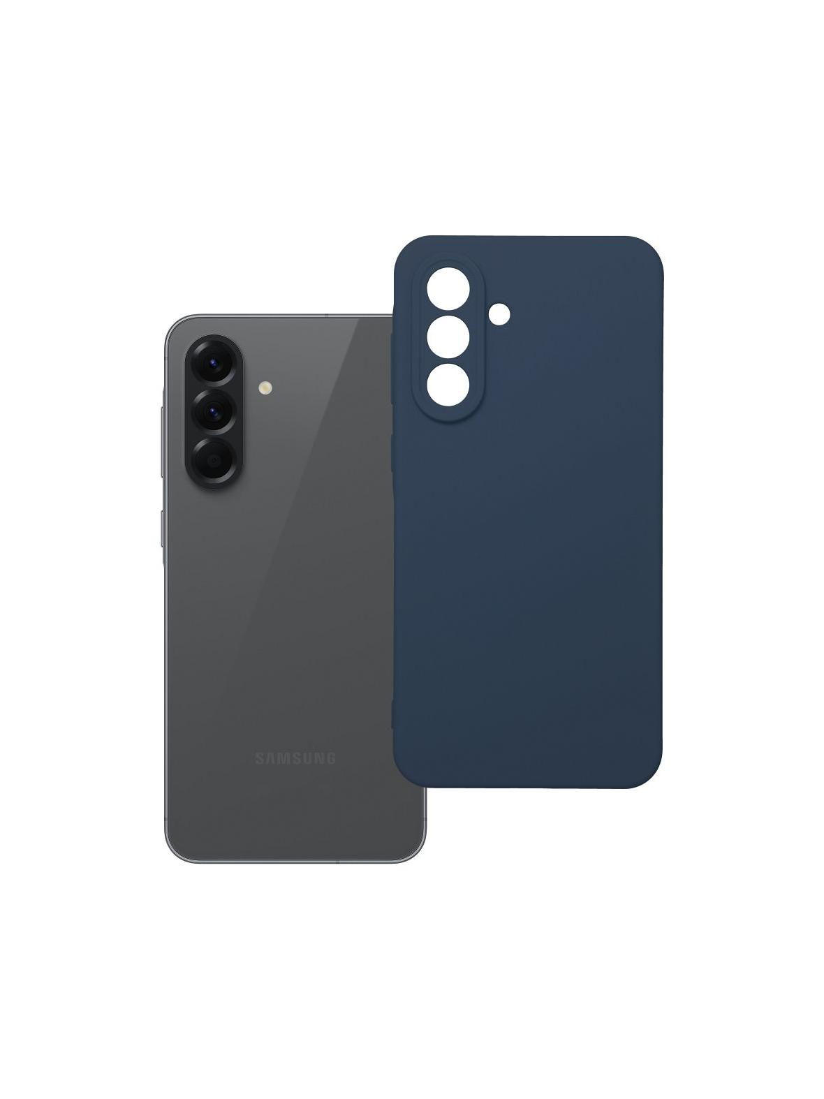 Futerał SILICONE do SAMSUNG A56 5G niebieski