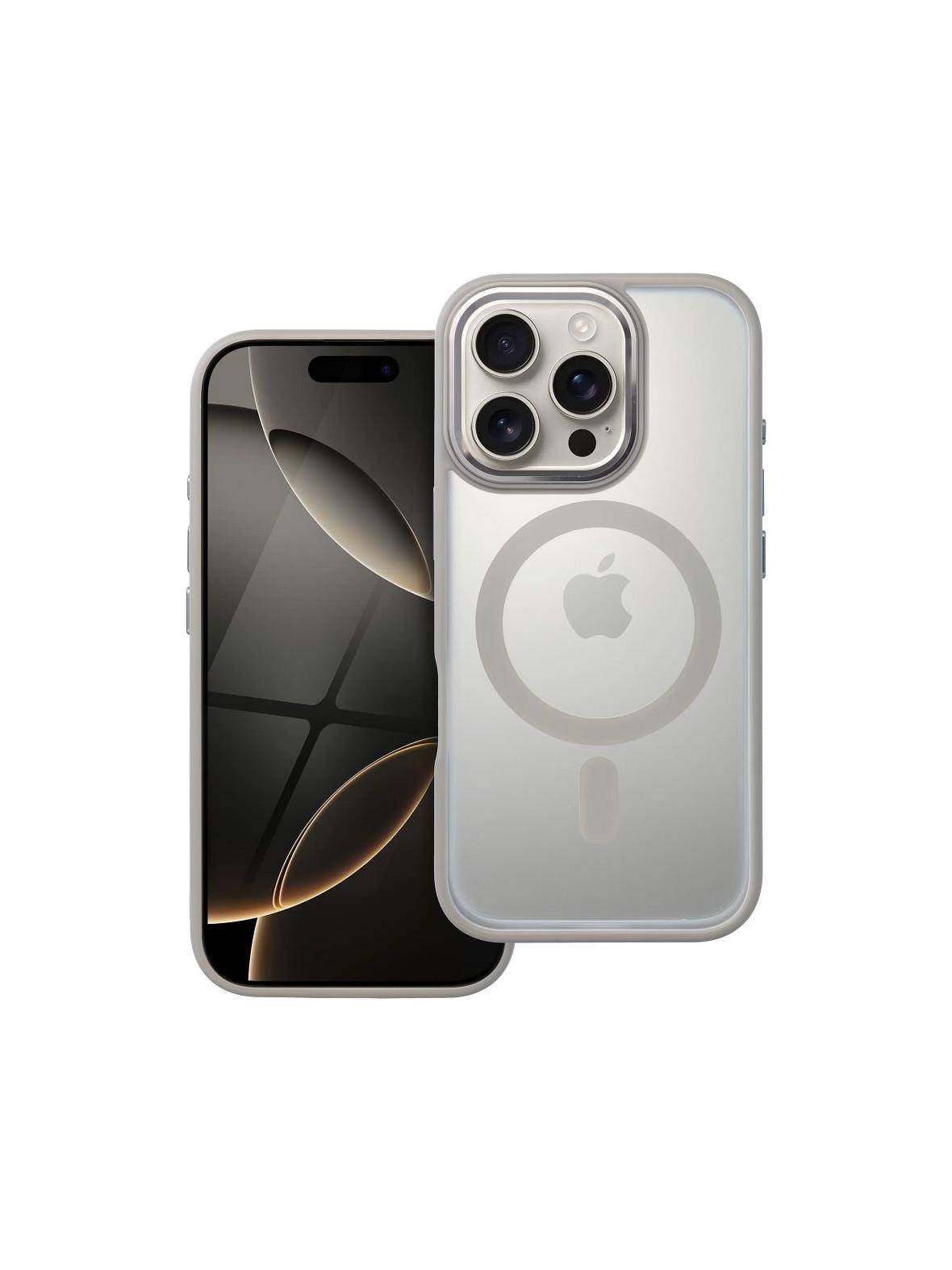 Futerał MATTE MAG COVER kompatybilny z MagSafe do IPHONE 16 Pro tytanowy