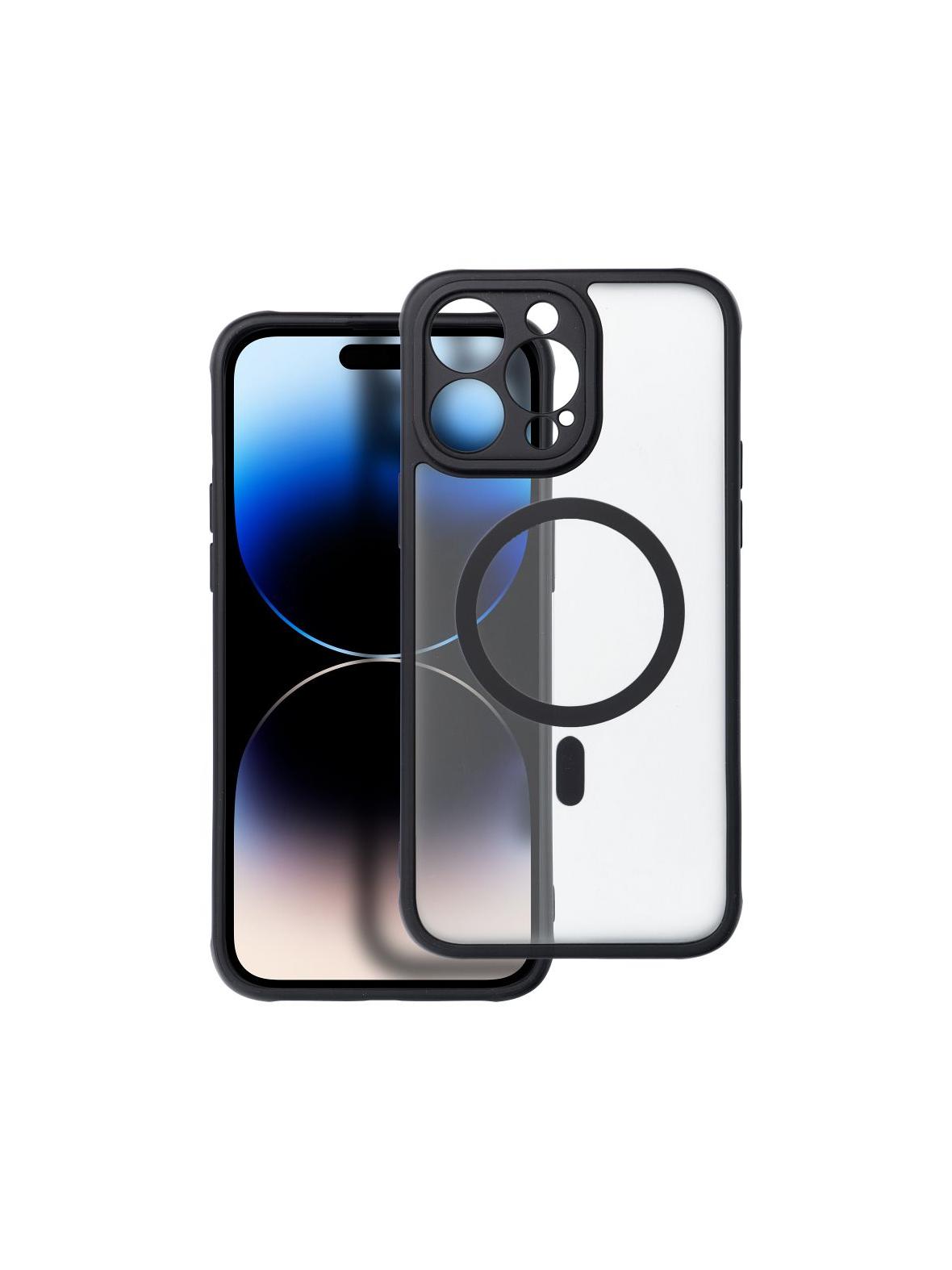 Futerał FULL MATTE MAG COVER kompatybilny z MagSafe do IPHONE 14 Pro Max czarny