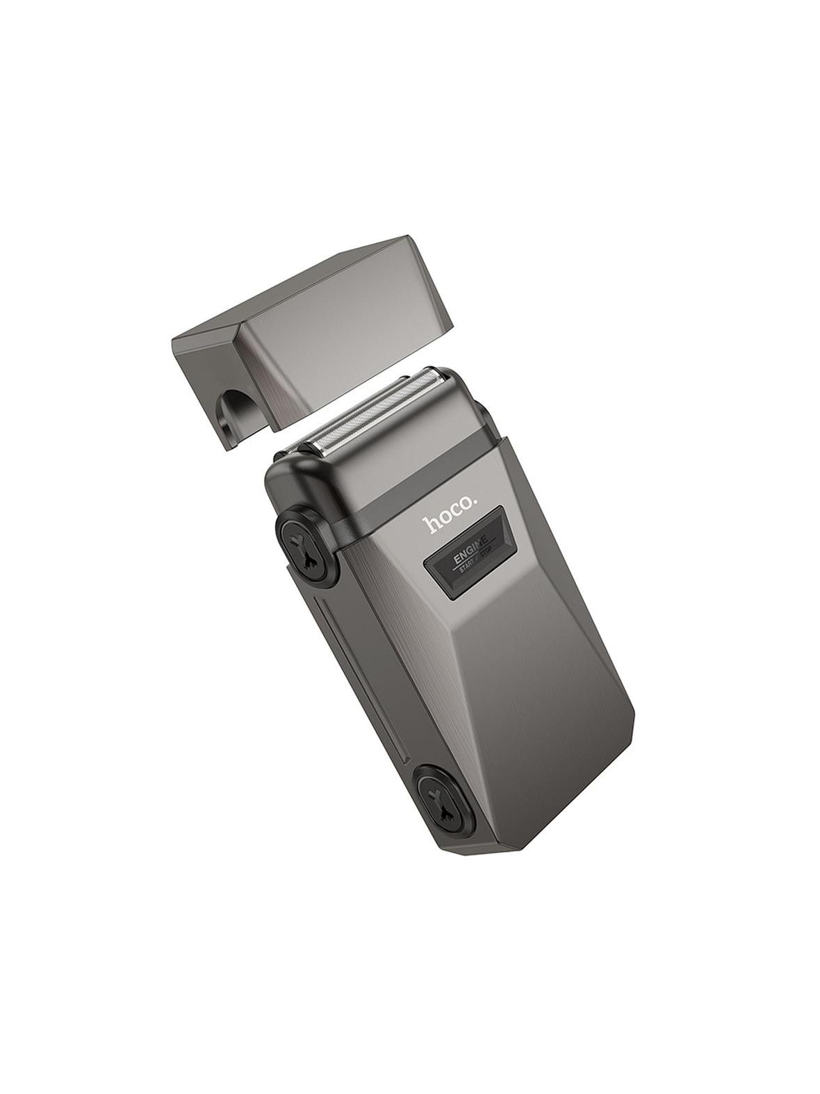 Maszynka do golenia Hoco z podwójnymi ostrzami IPX7 HP31 szara