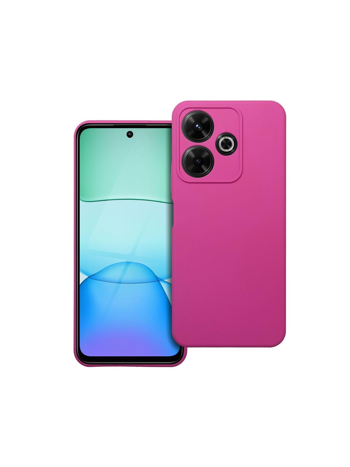 Futerał SILICONE 2mm do XIAOMI REDMI 13 4G róż