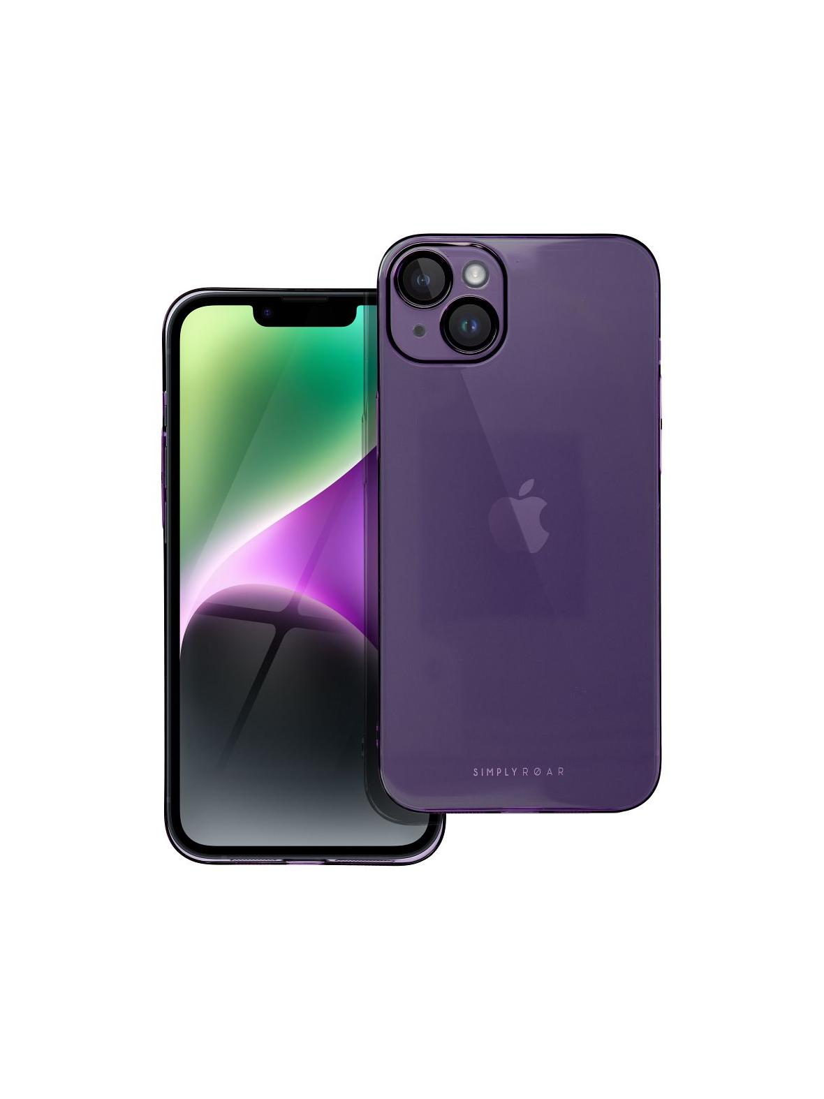 ROAR futerał PURE SIMPLE FIT do IPHONE 14 Plus Fioletowy