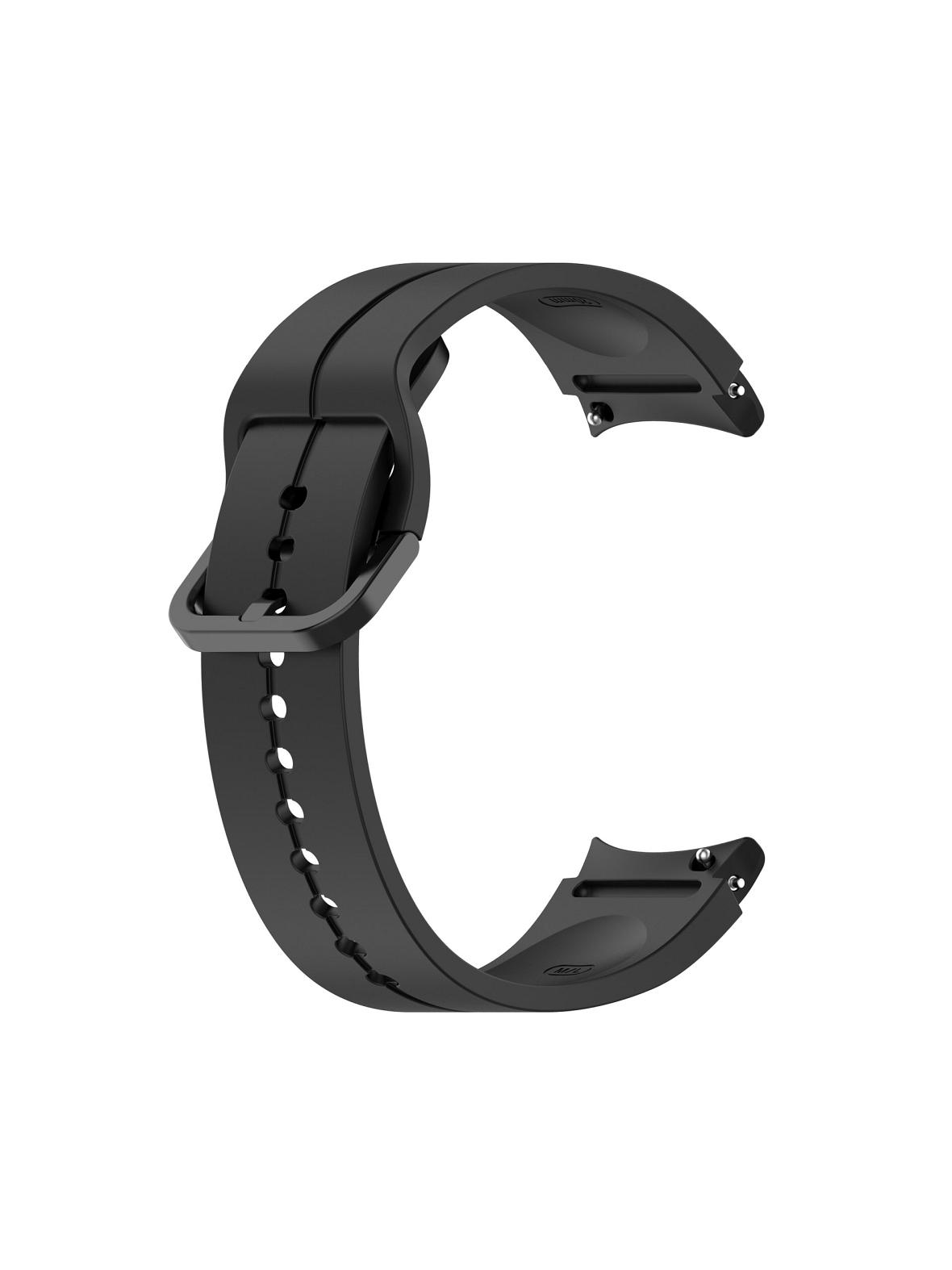 Pasek silikonowy do SAMSUNG Watch 4 / 5 czarny (5)