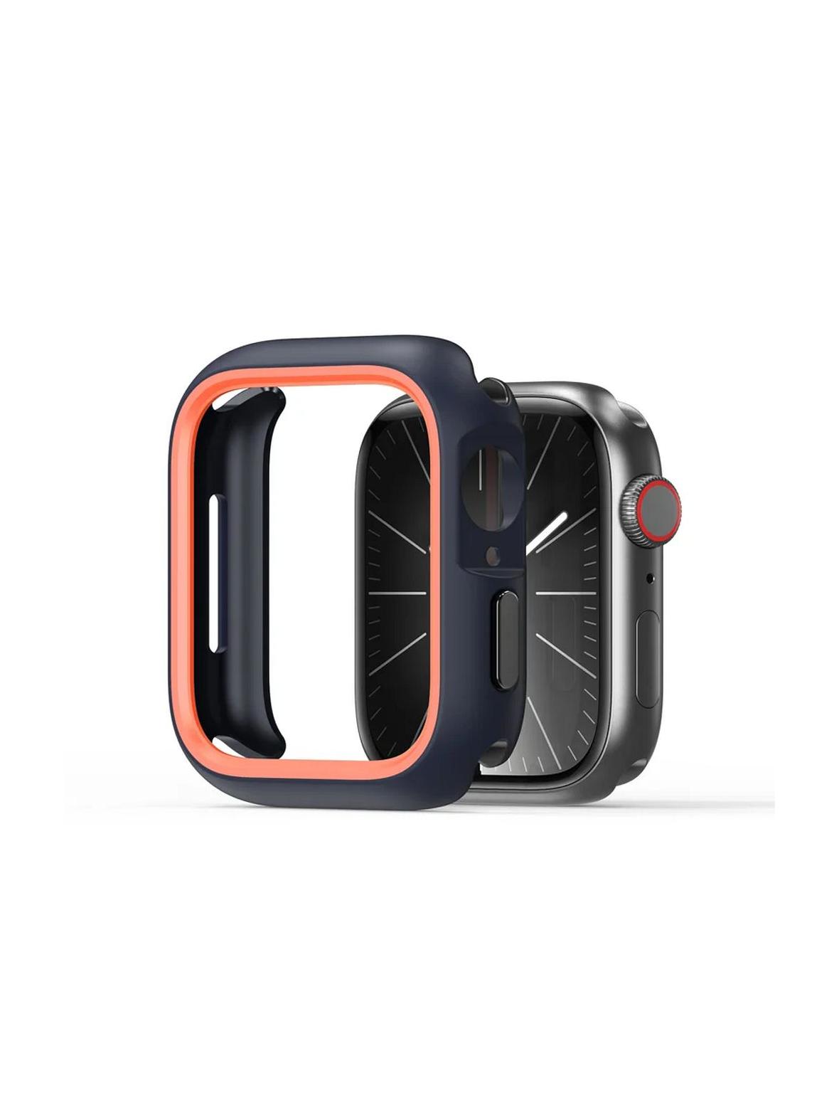 DUX DUCIS futerał BAMO do Apple Watch serii 10 46 mm czarno pomarańczowy