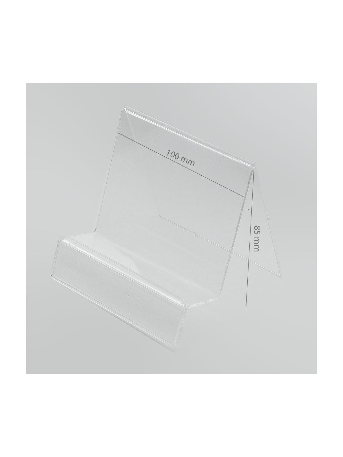 Podstawka Pionowa Plexi / Stojak na telefon / tablet z Zakładką na Cenę (Navi/Tablet)