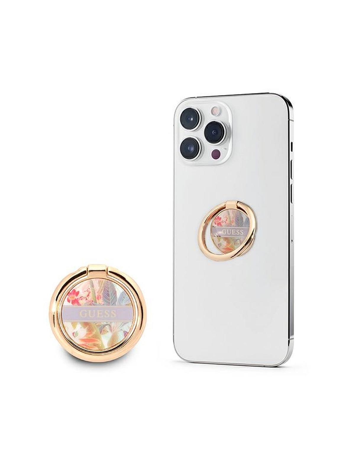 GUESS ring stand GURSHCHMAU fioletowy