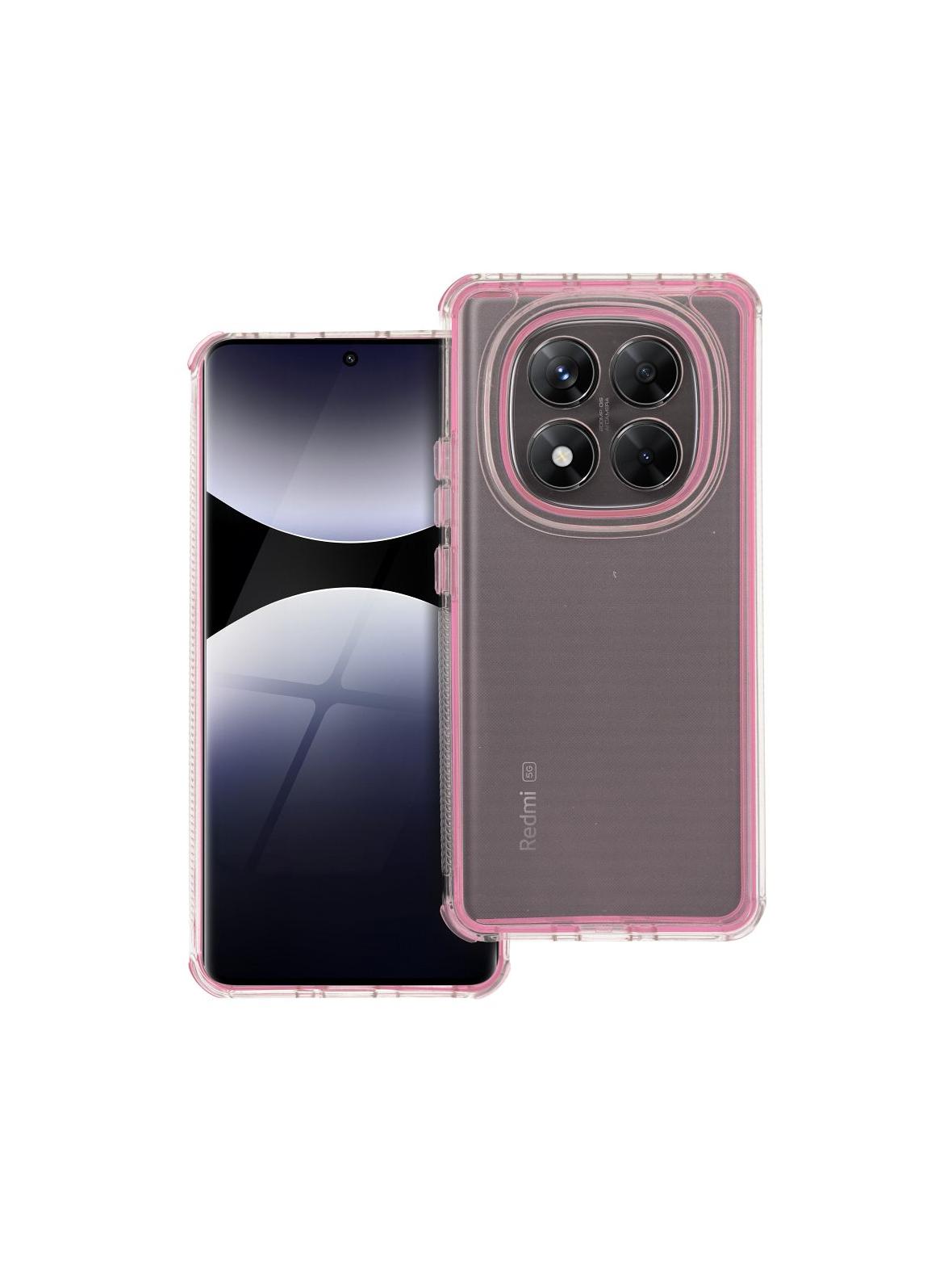 Futerał MATRIX CLEAR do XIAOMI Redmi Note 14 PRO 5G / 14 PRO PLUS 5G pudrowy róż