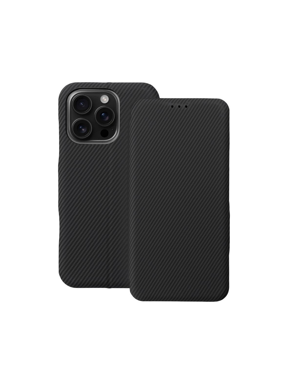 Kabura FOLIO Side Magnet do IPHONE 16 PRO czarny