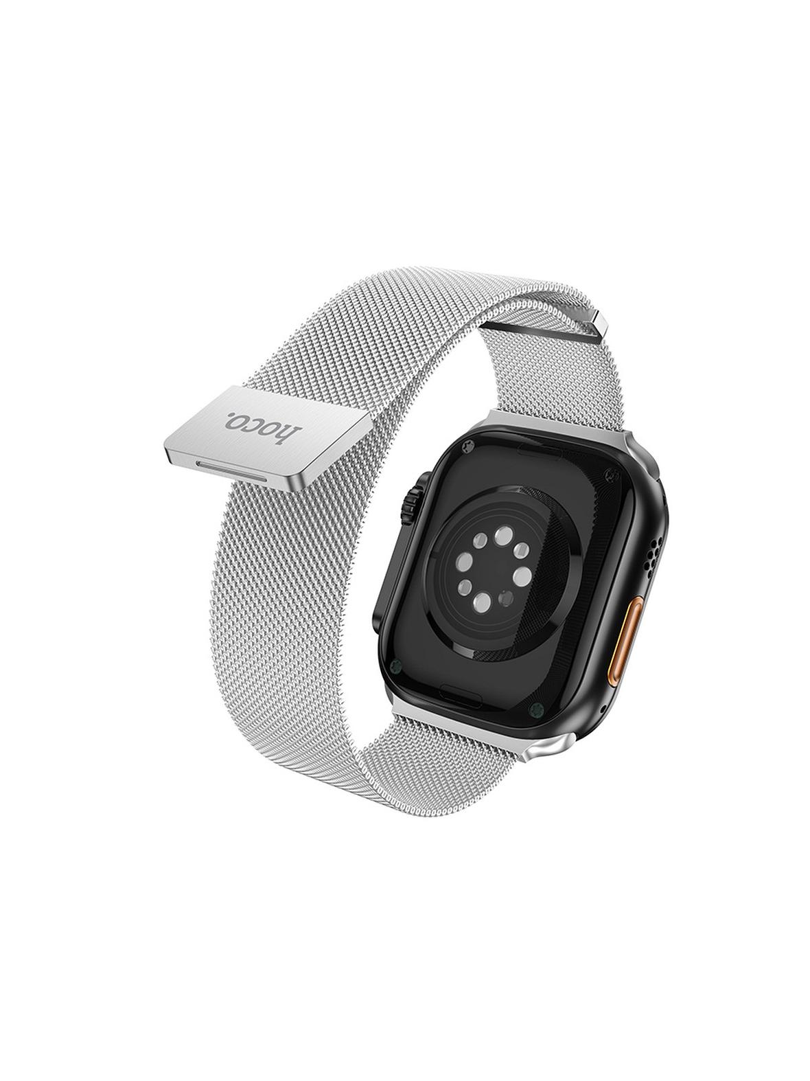 Pasek do Apple Watch Hoco magnetyczny stal 38 / 40 / 41 mm AS101 srebrny