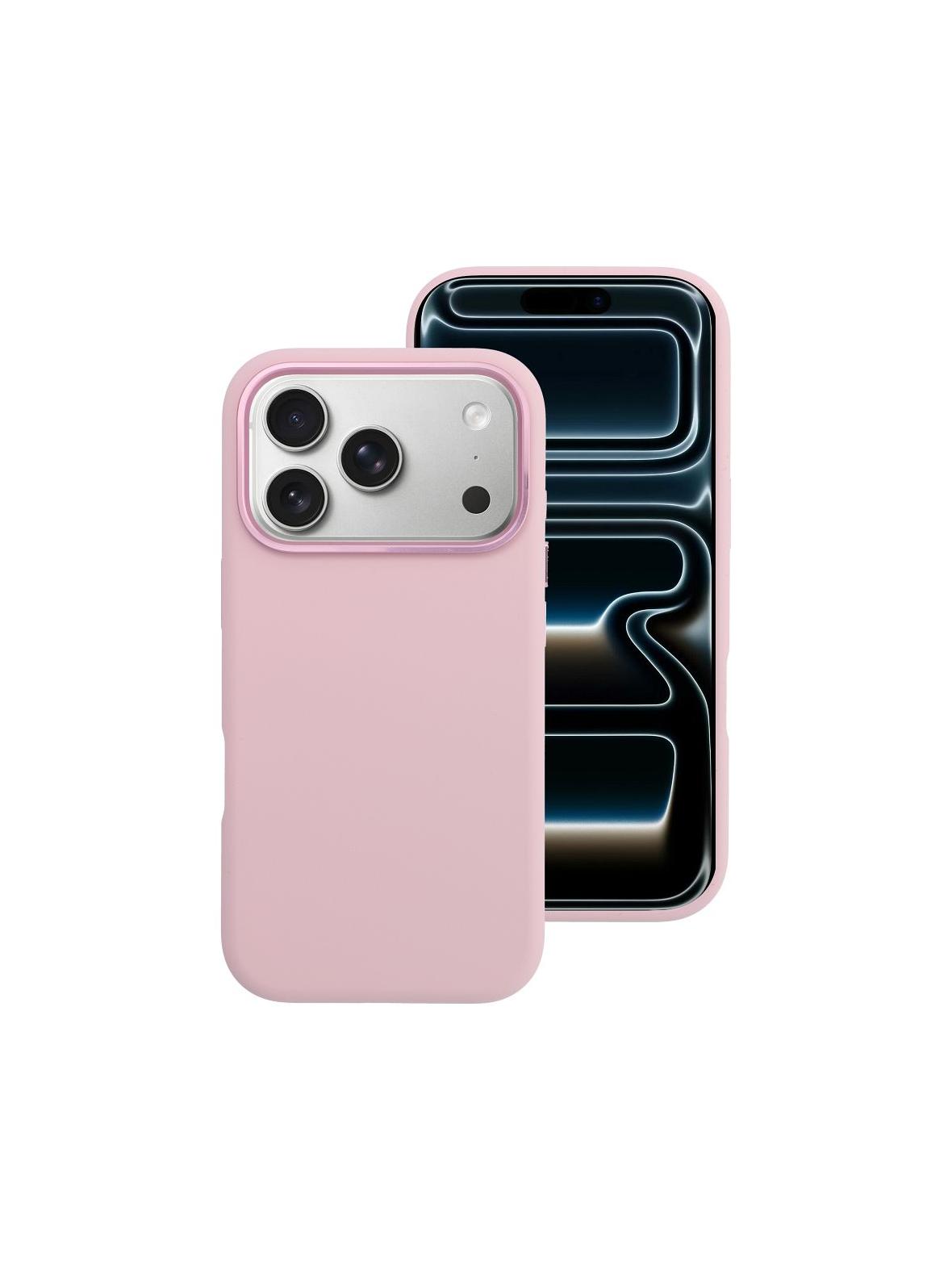 Etui na iPhone 17 PRO Forcell F-Protect Frame Premium zgodny z MagSafe różowy 0INT