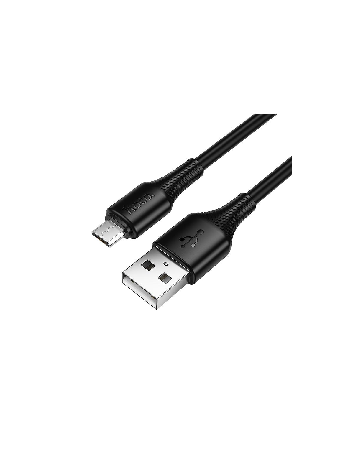 Kabel USB A do Micro USB Hoco 2,4A 1 m X120 czarny