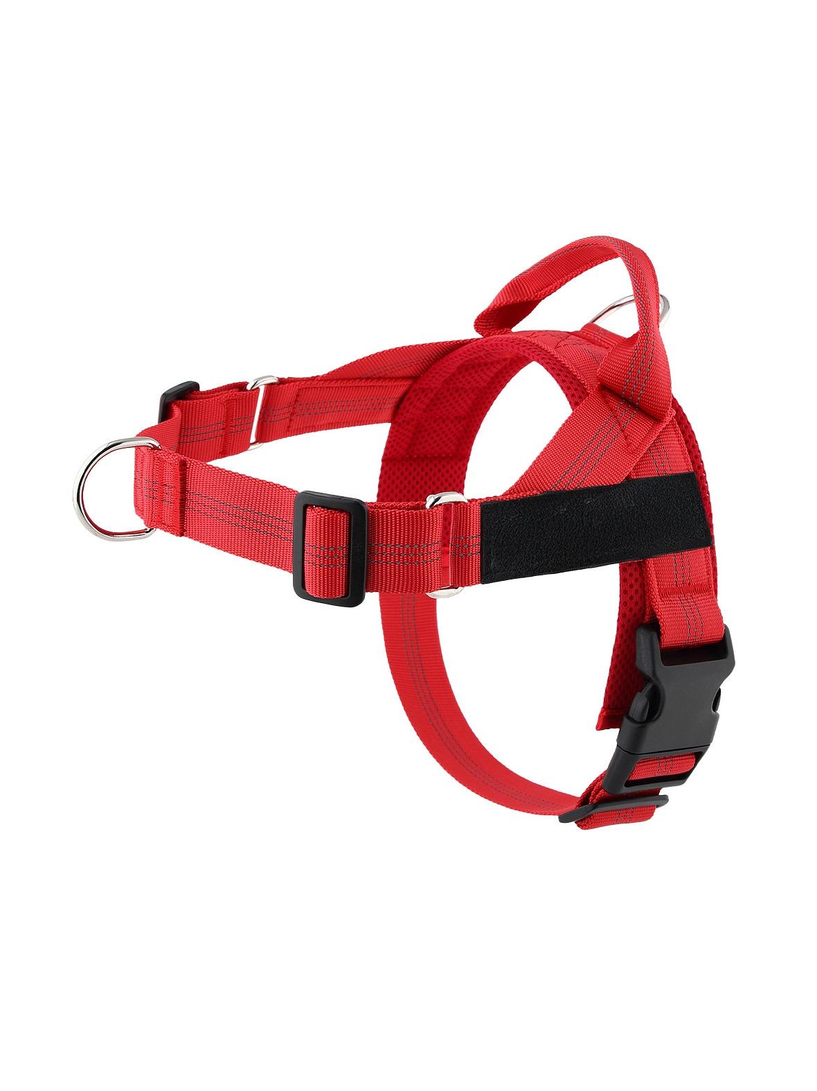 Szelki dla psa REFLECTIVE SILK rozmiar S czerwone