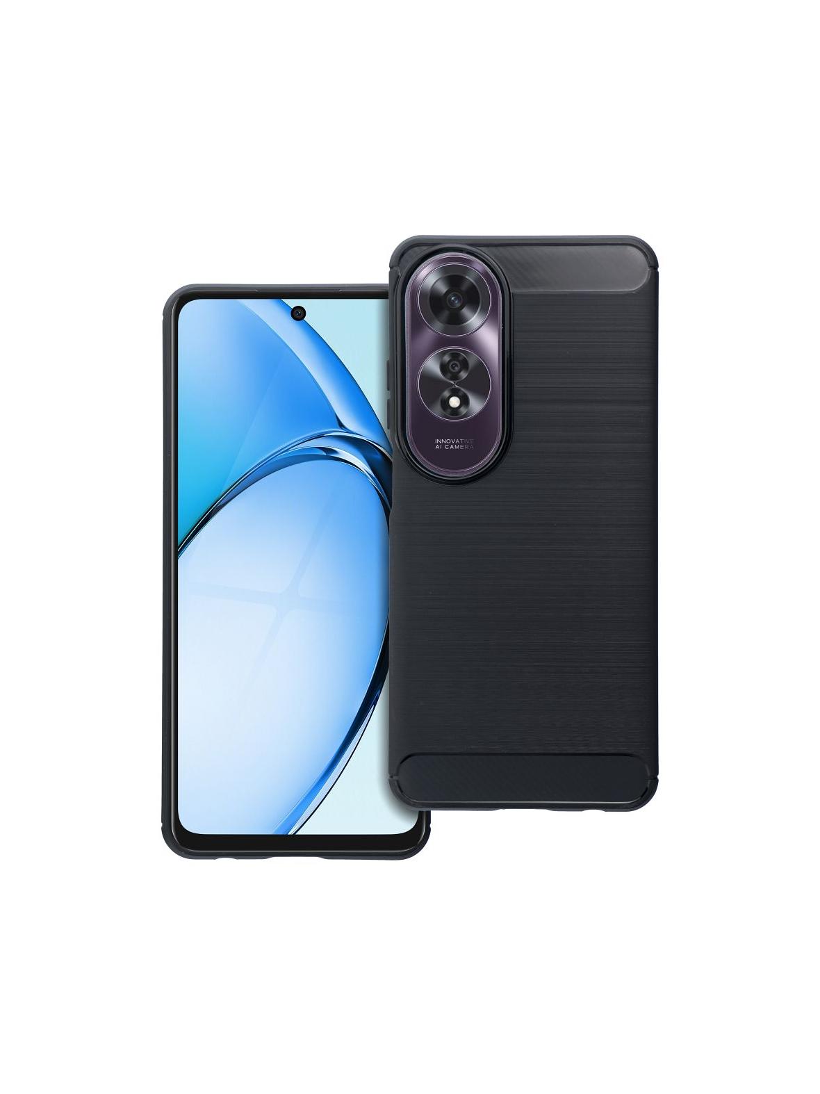 Futerał do Oppo A60 Carbon czarny