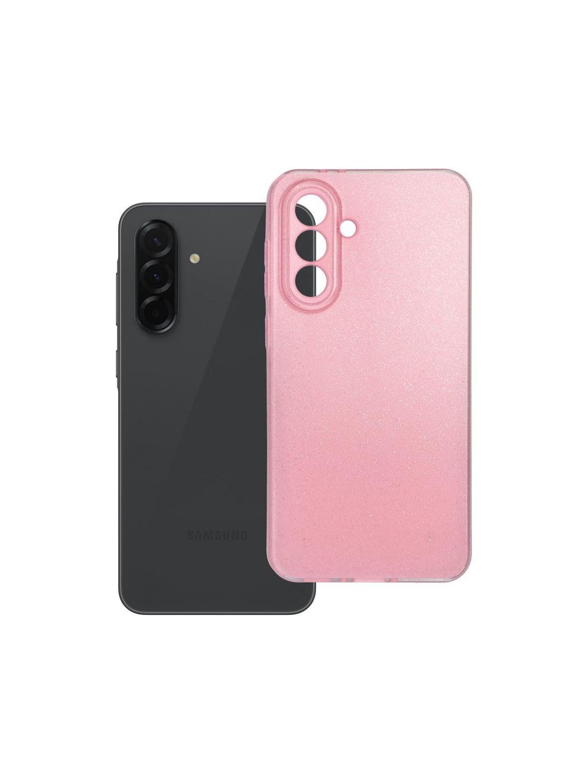 Futerał do Samsung A36 5G Clear Case 2 mm Blink różowy