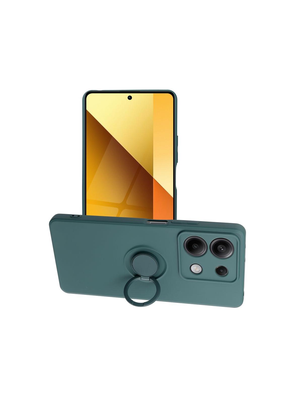 Futerał SILICONE RING do XIAOMI Redmi Note 13 5G  zielony