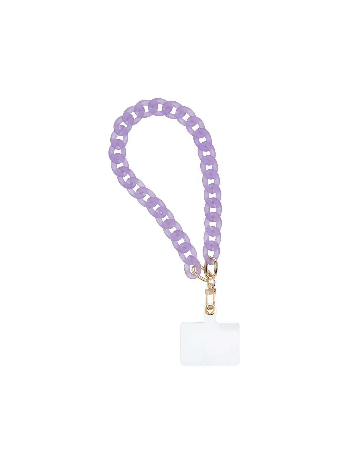 Smycz do telefonu, Zawieszka do telefonu - PANAMA / długość sznura 40cm (20cm w pętli) / na nadgarstek - fioletowy