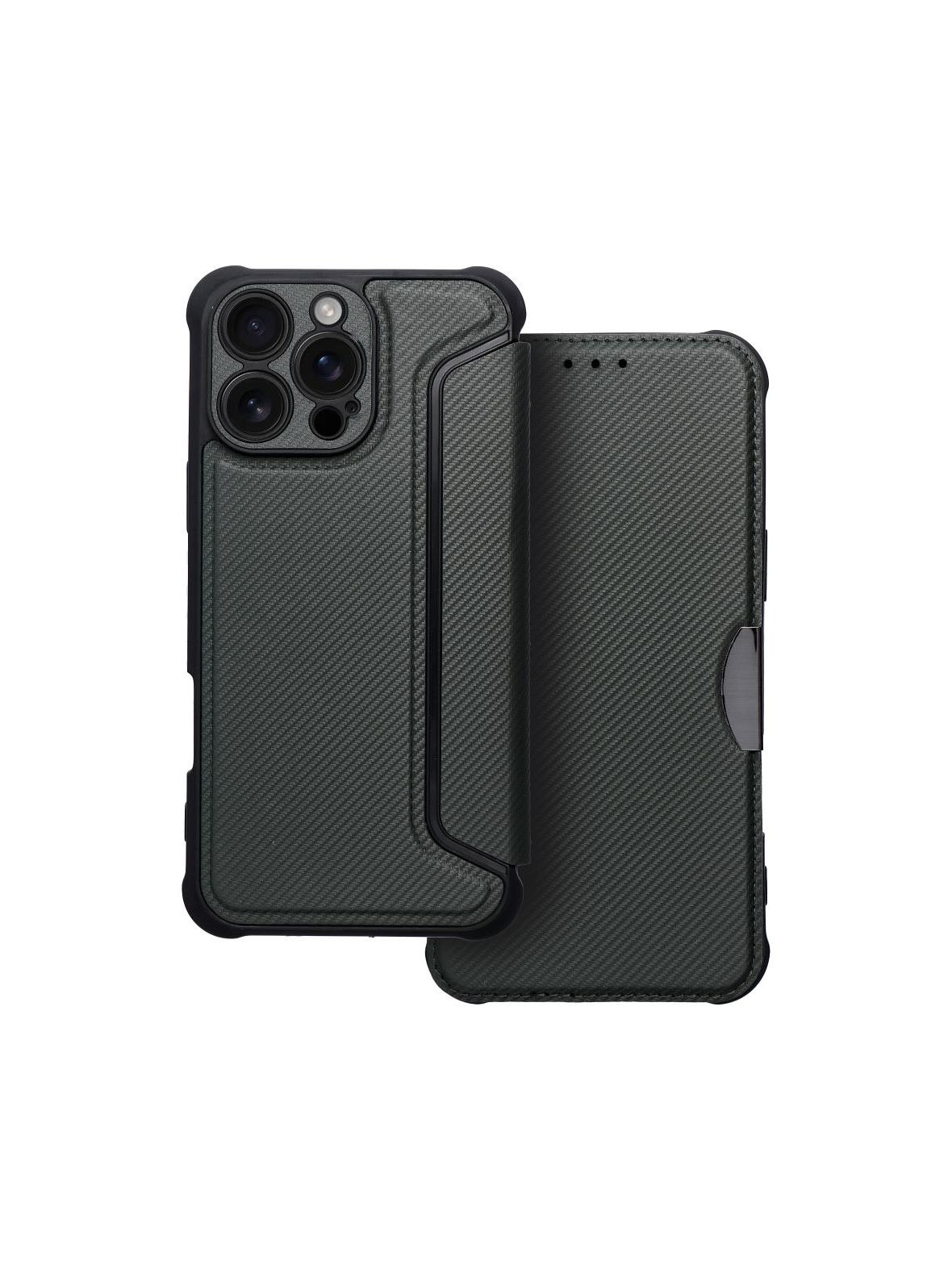 Kabura RAZOR Book do IPHONE 16 Pro Max ciemnozielony