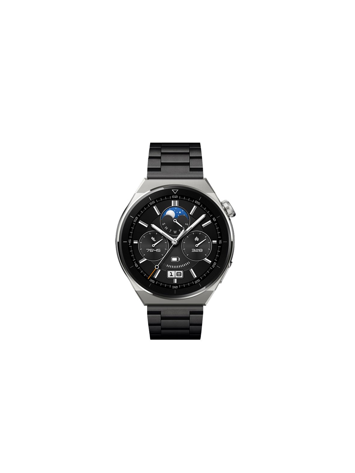 Pasek do Samsung Galaxy Watch Forcell F-Design FS06 zatrzask stal 22 mm czarny