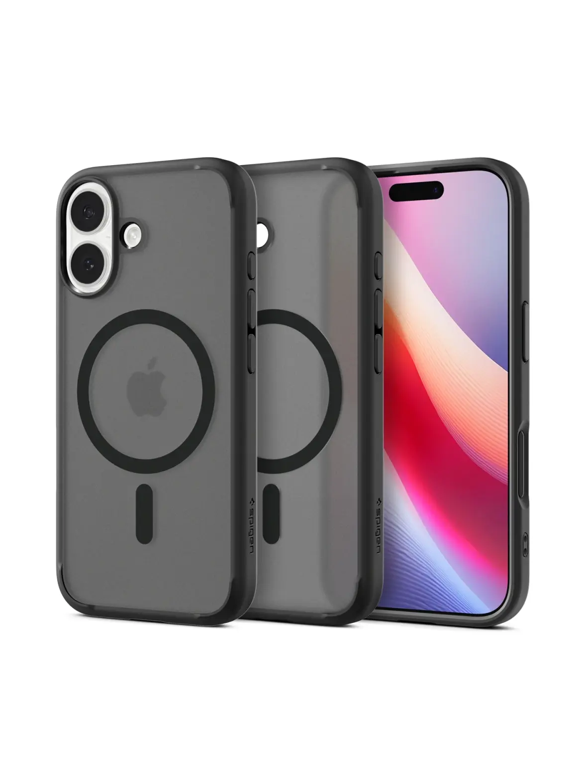 SPIGEN futerał ULTRA HYBRID MAG kompatybilny z MagSafe do IPHONE 17 frost black