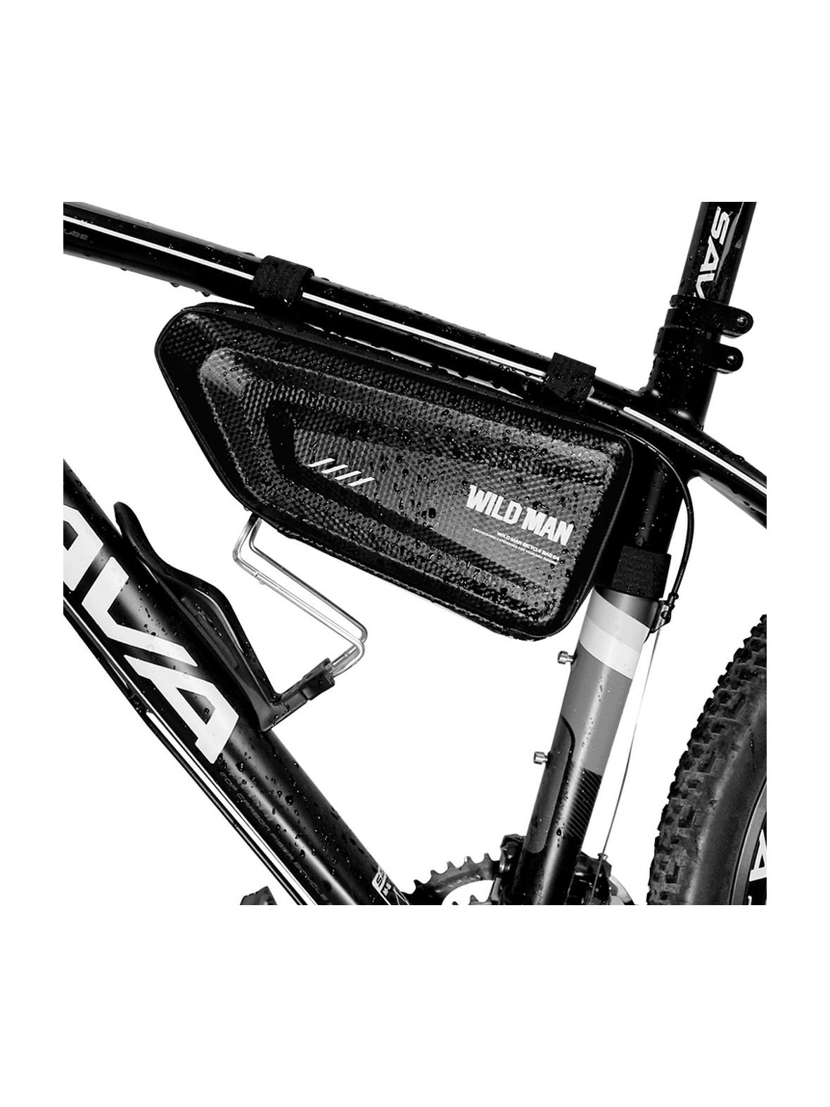 WILDMAN sakwa rowerowa pod ramę na zamek E4 1,5L ( 4" - 7" ) czarna