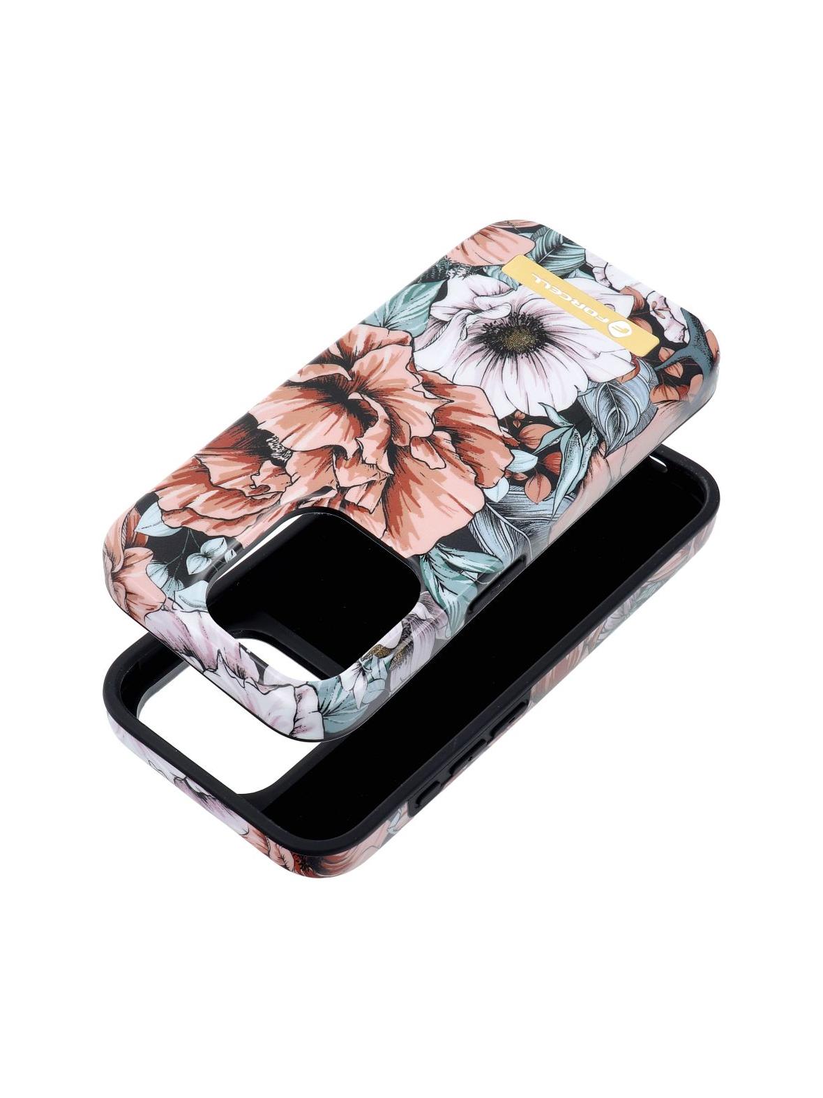 Etui na iPhone 15 PRO Forcell F-Protect Mirage zgodny z MagSafe bloom bush