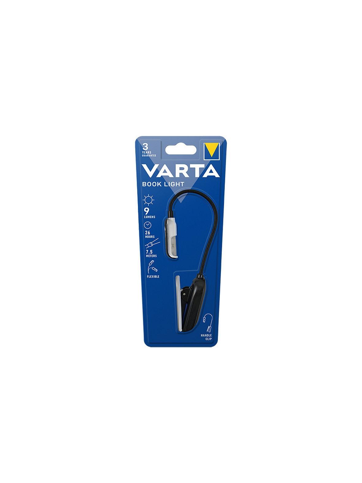 VARTA lampka LED do czytania książek (16618 LED BOOK LIGHT) + 2 x bateria CR2032