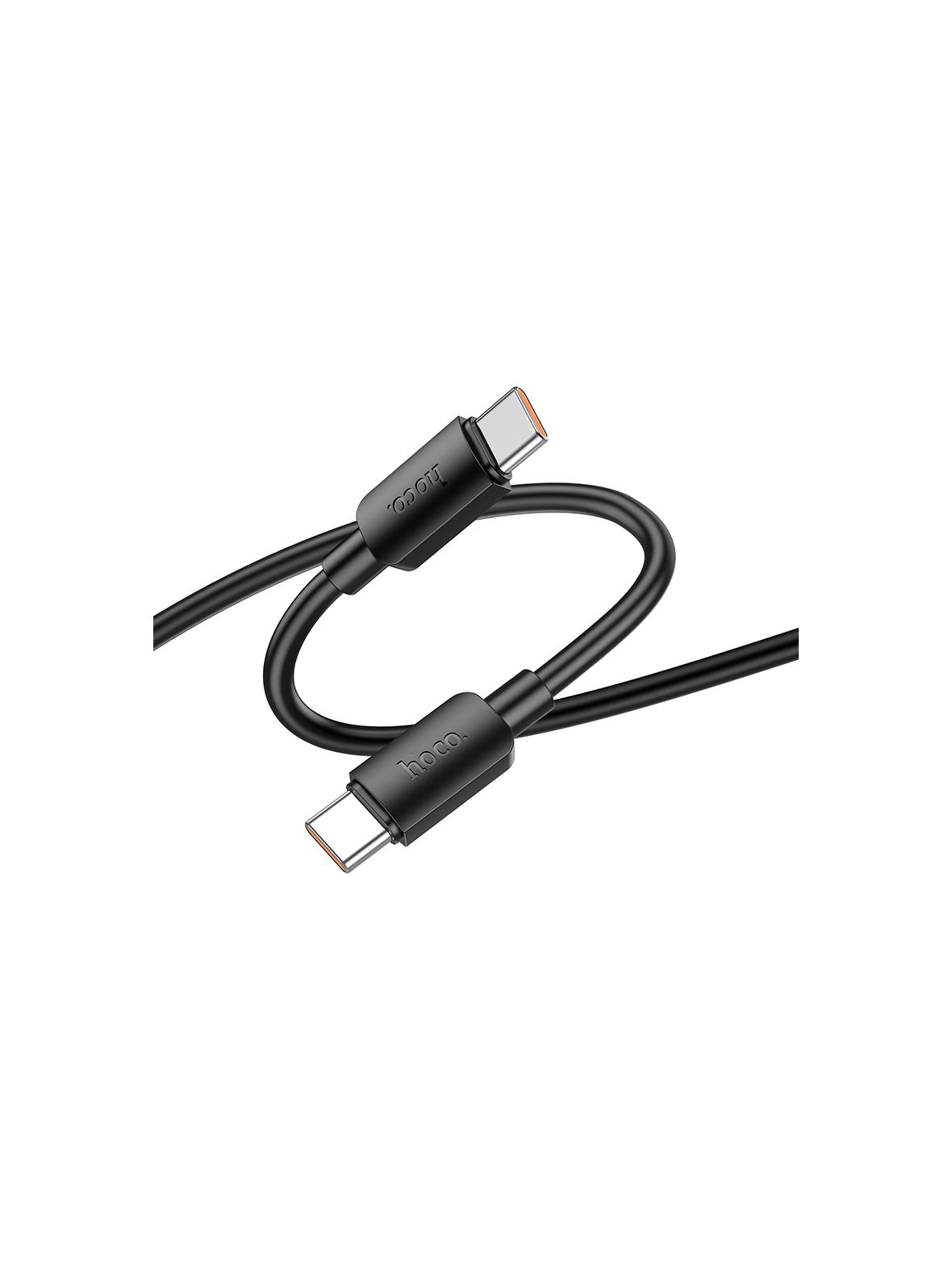 Kabel USB C do USB C Hoco PD 6A 100W 1 m X96 czarny