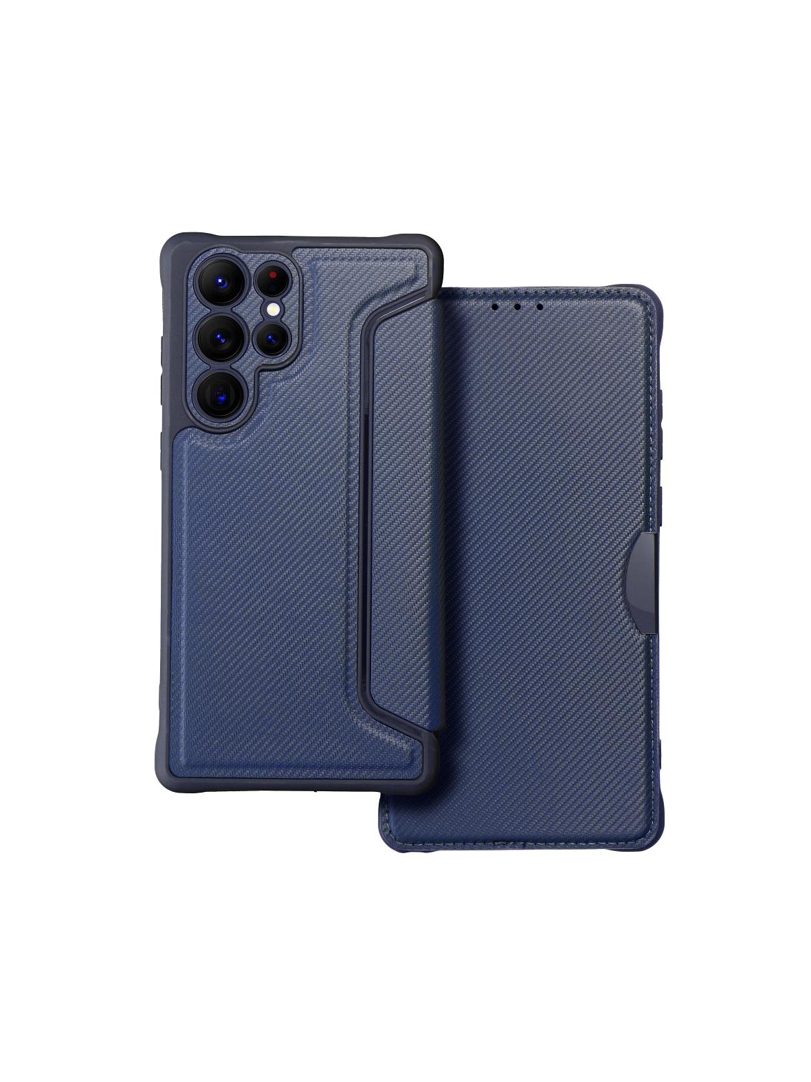 Kabura RAZOR Book do SAMSUNG S22 Ultra niebieski