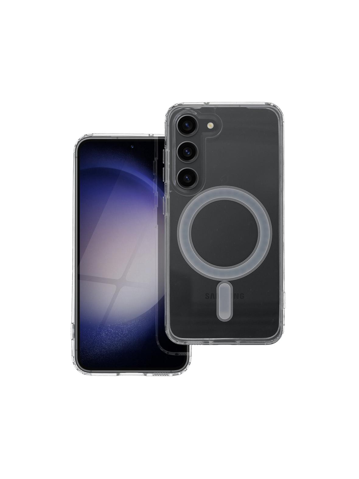 Futerał CLEAR MAG COVER kompatybilny z MagSafe do SAMSUNG S23 transparentny