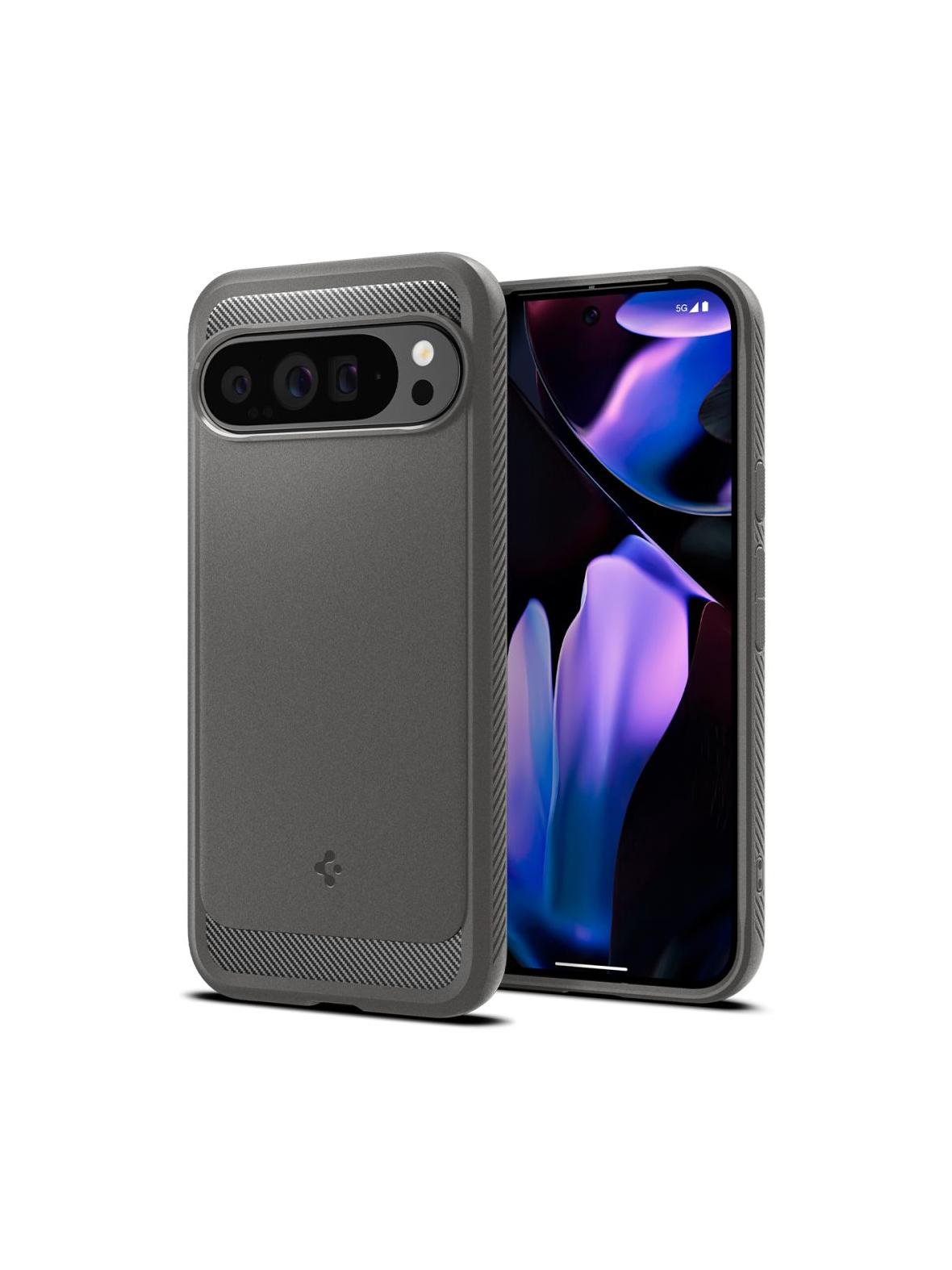 SPIGEN futerał RUGGED ARMOR do GOOGLE Pixel 9 Pro XL marble grey