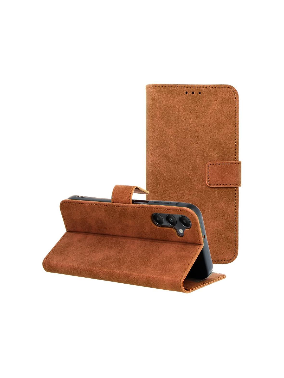 Kabura TENDER Book do SAMSUNG A15 4G / A15 5G brązowy