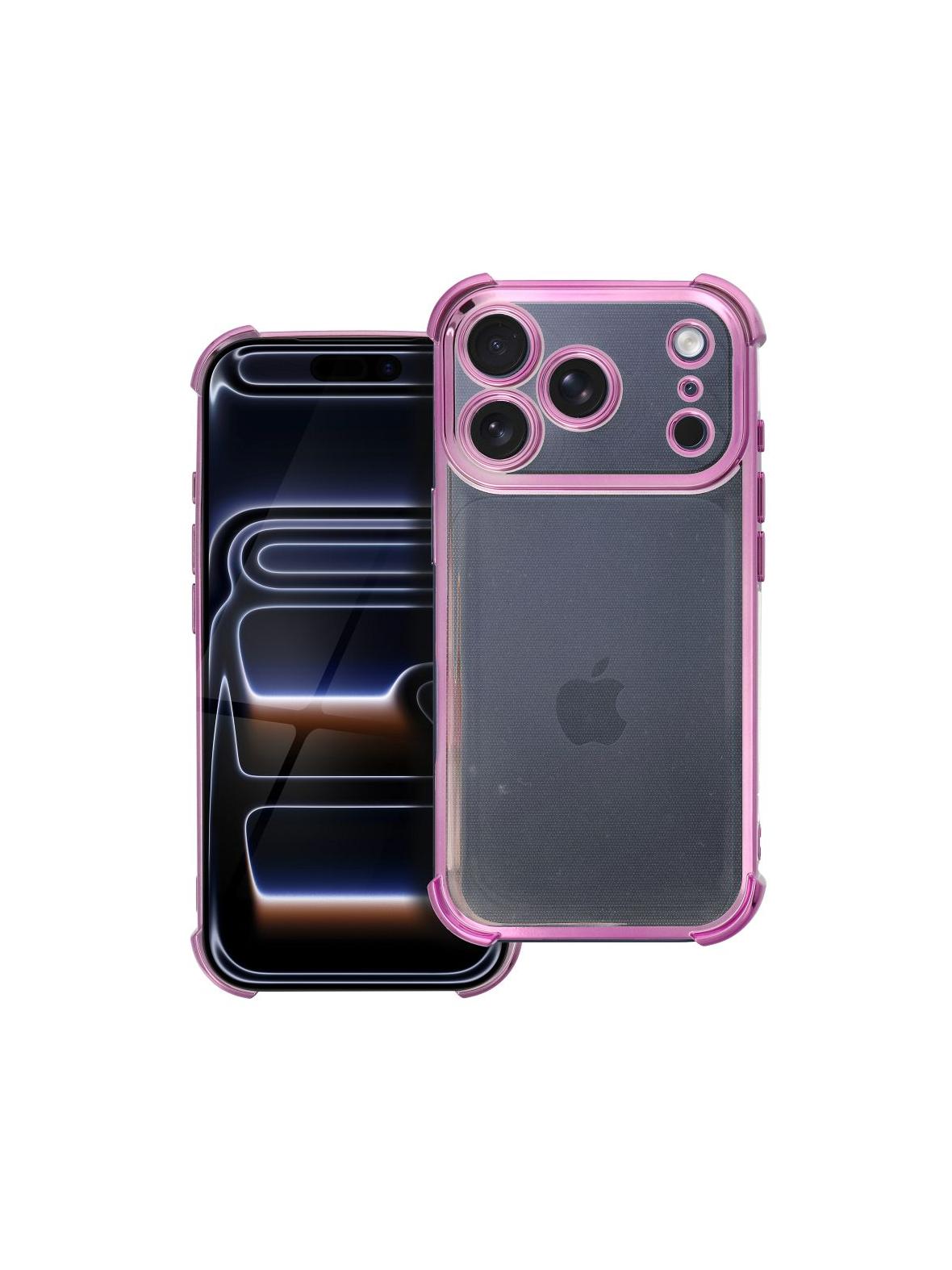 Futerał ANTISHOCK ELECTRO do IPHONE 17 Pro purpurowy